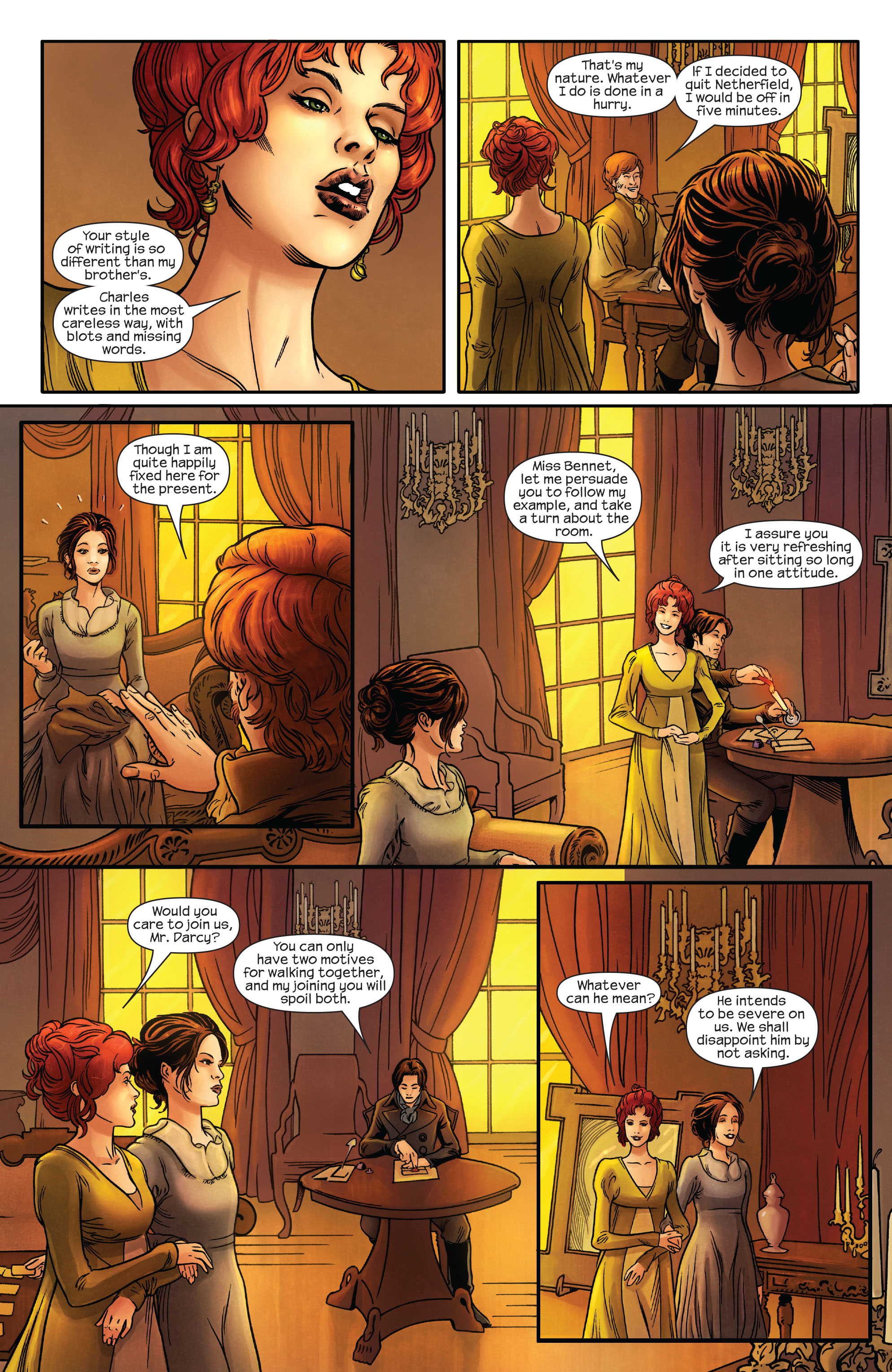 Read online Pride & Prejudice (2009) comic -  Issue #1 - 21