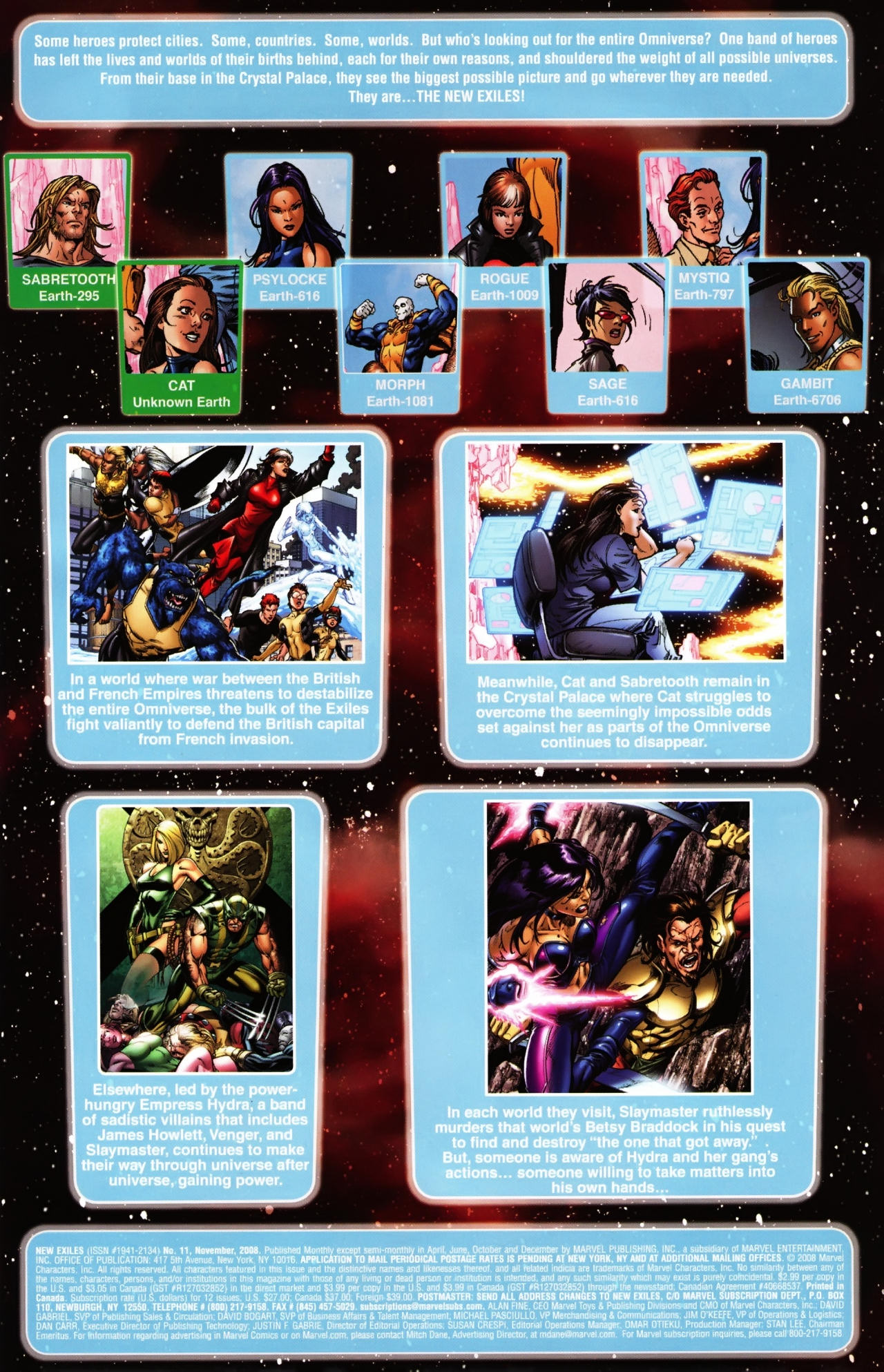 Read online New Exiles comic -  Issue #11 - 2