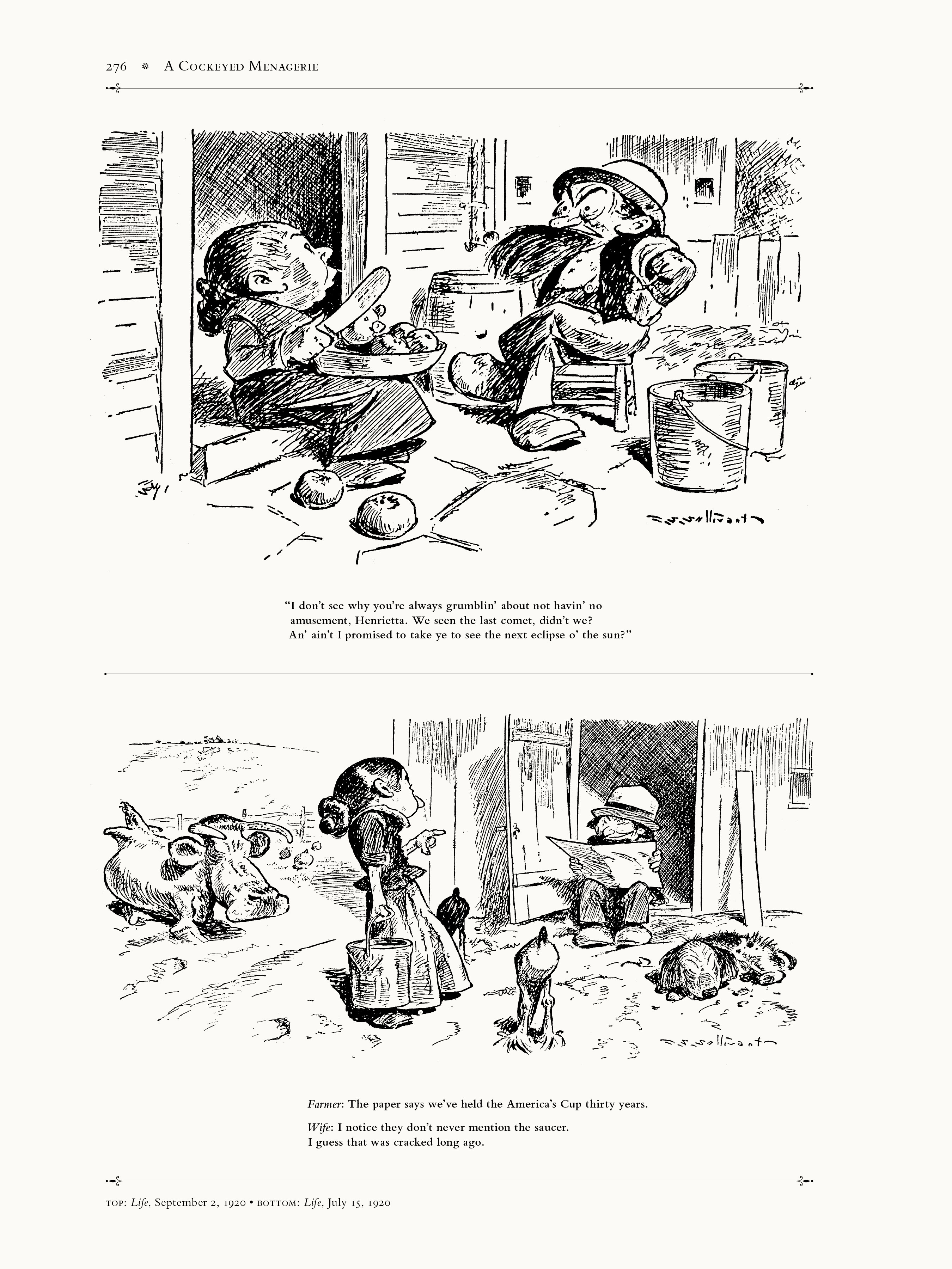 Read online A Cockeyed Menagerie: The Drawings of T.S. Sullivant comic -  Issue # TPB (Part 3) - 84