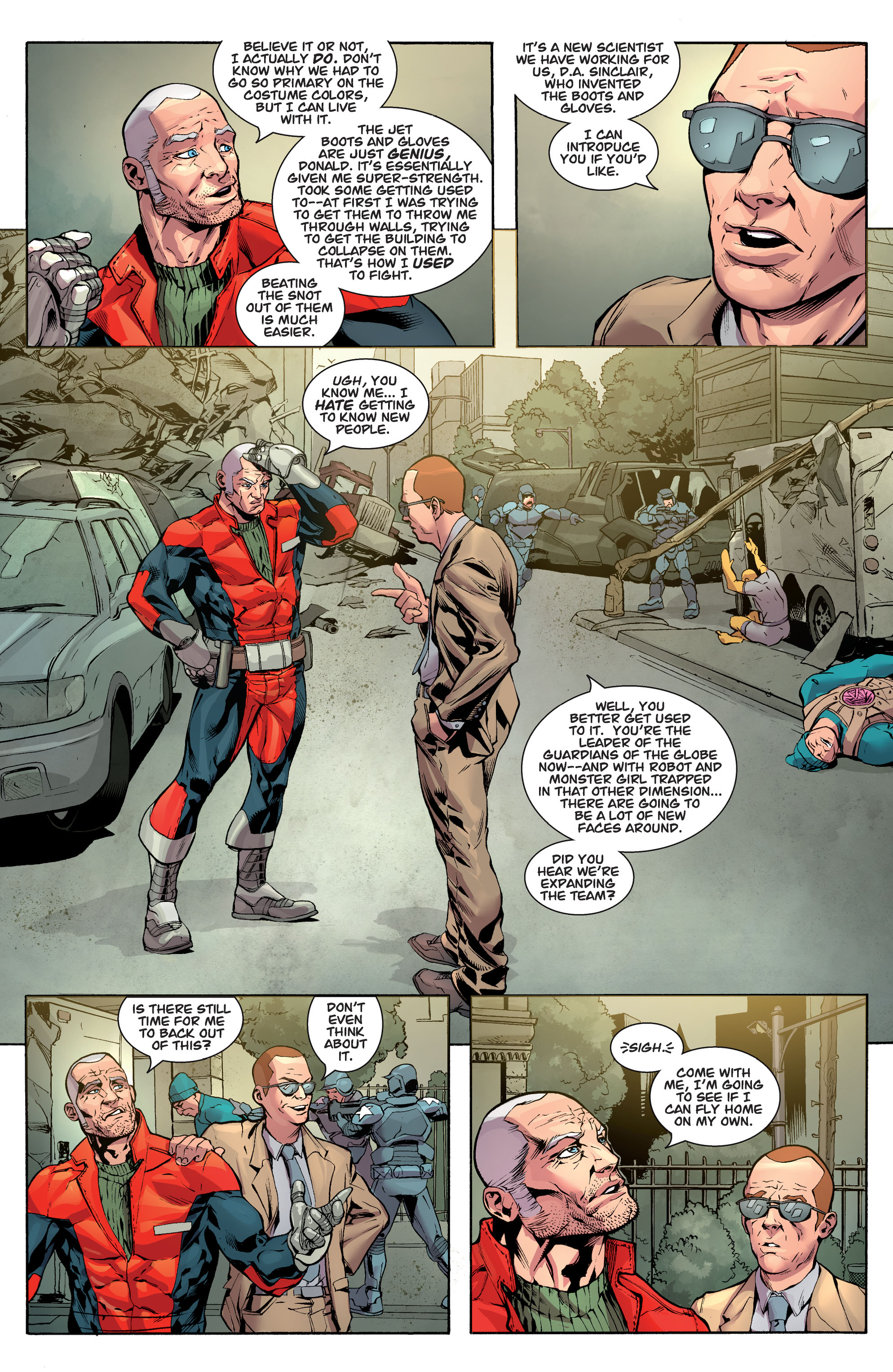Read online Guarding the Globe (2010) comic -  Issue #1 - 11