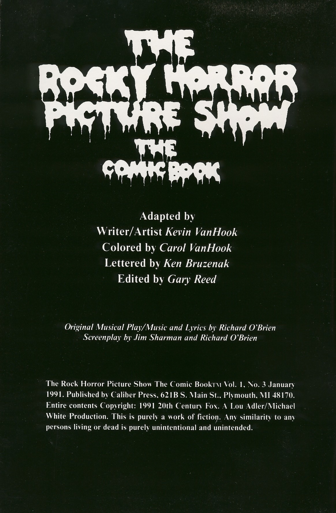 Read online The Rocky Horror Picture Show: The Comic Book comic -  Issue #3 - 2