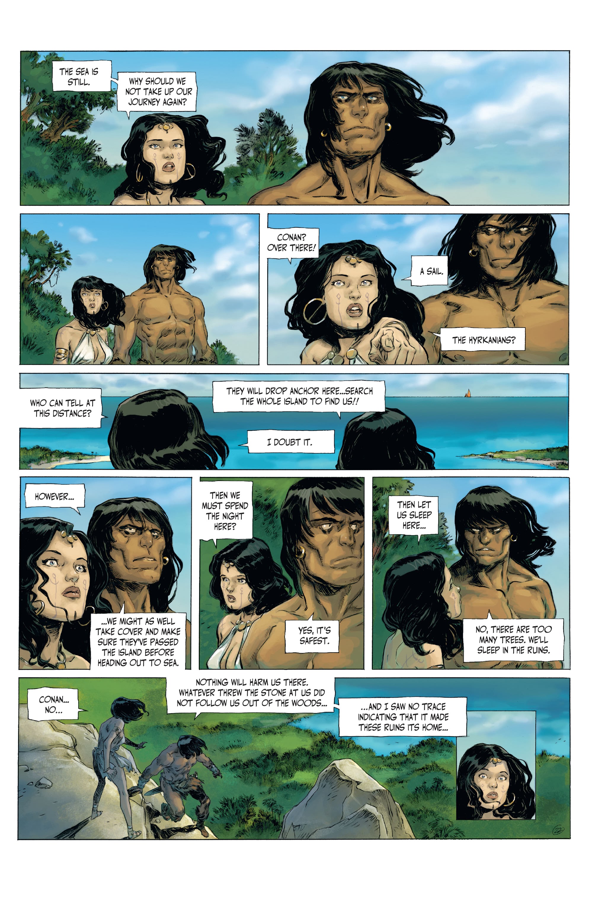 Read online The Cimmerian: Iron Shadows in the Moon comic -  Issue #2 - 4