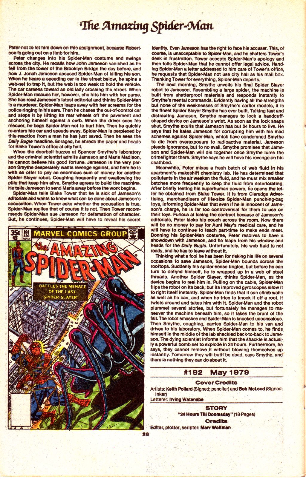 Read online The Official Marvel Index to The Amazing Spider-Man comic -  Issue #8 - 28