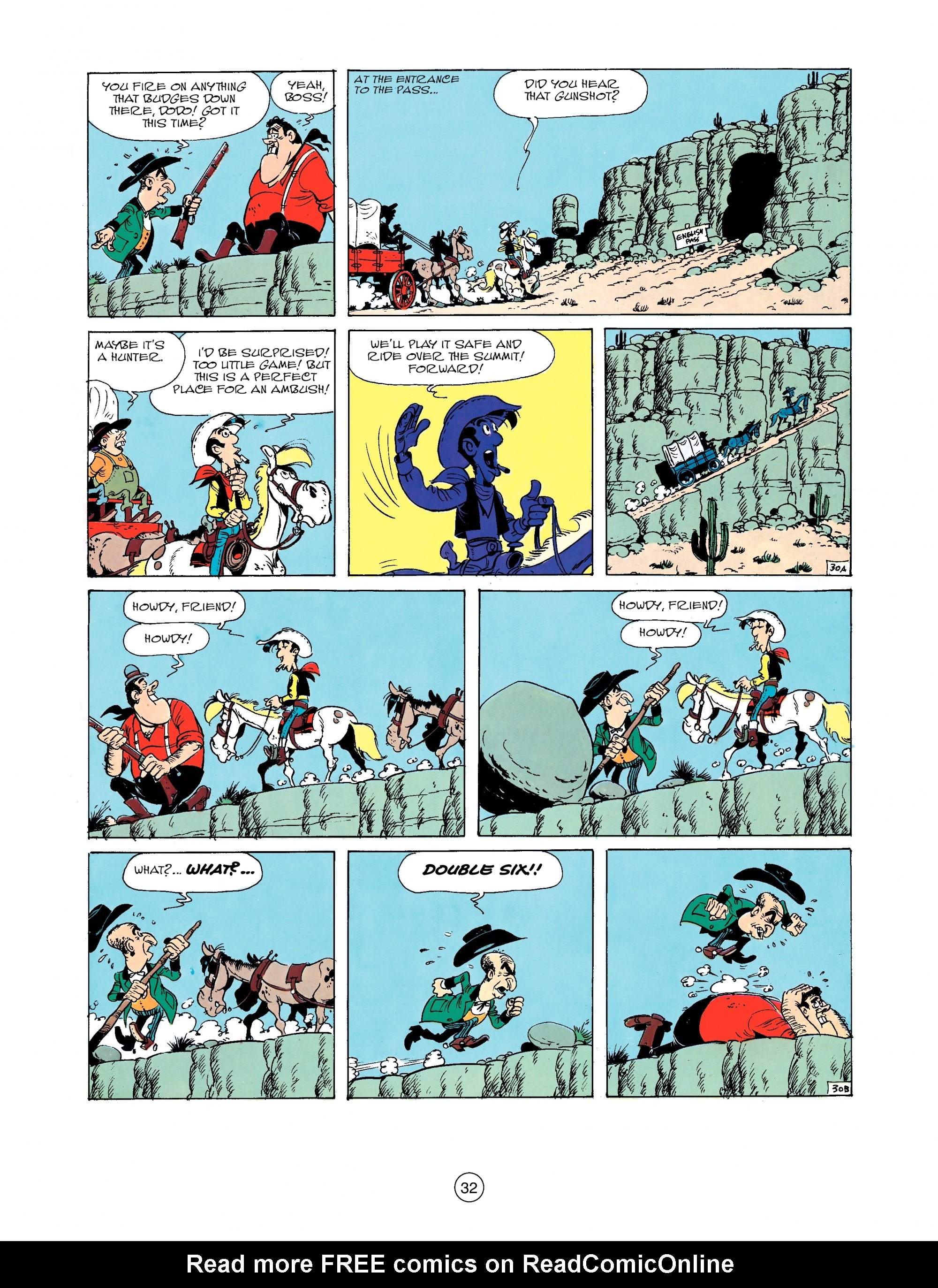Read online A Lucky Luke Adventure comic -  Issue #33 - 32