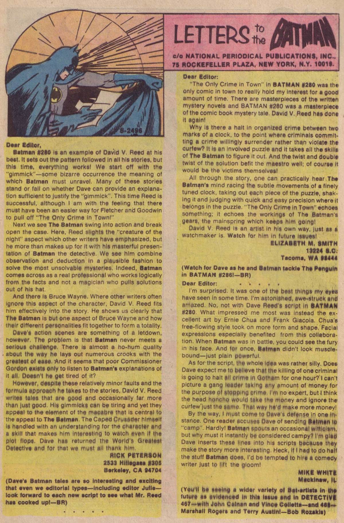Read online Batman (1940) comic -  Issue #284 - 32