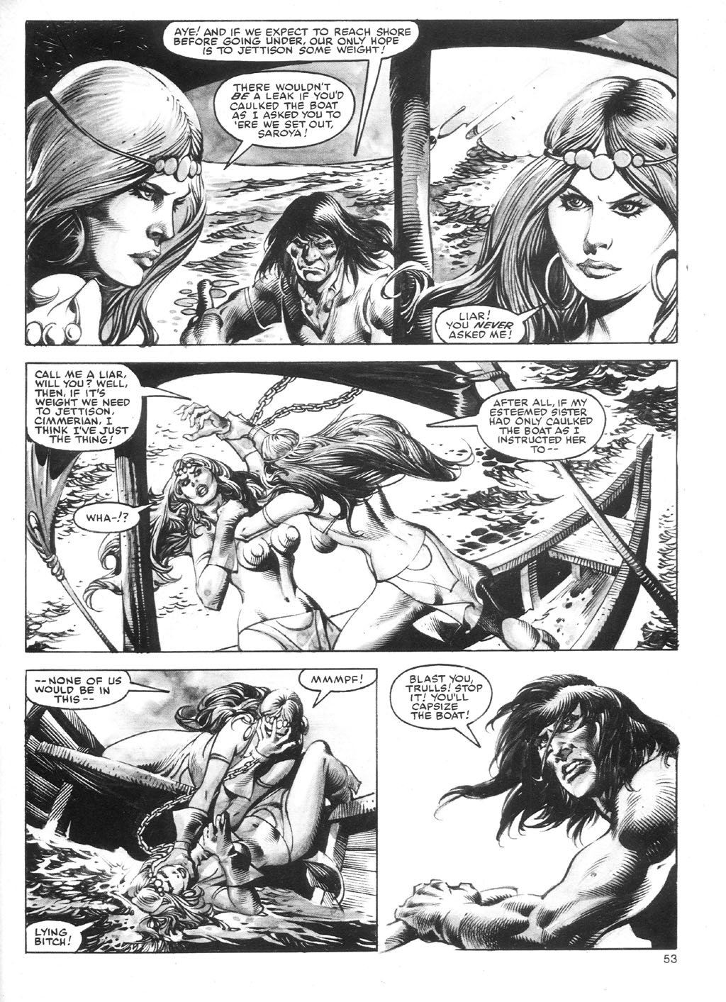 Read online The Savage Sword Of Conan comic -  Issue #88 - 53
