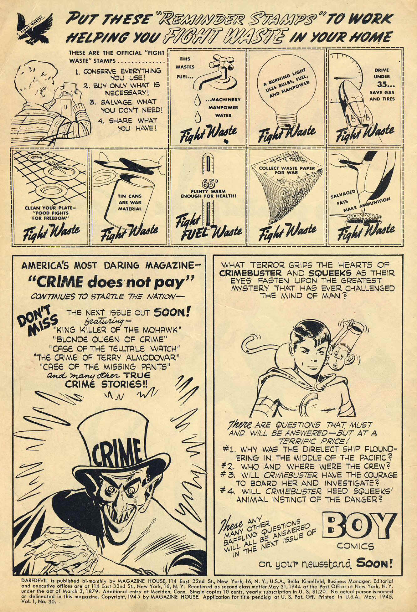 Read online Daredevil (1941) comic -  Issue #30 - 2