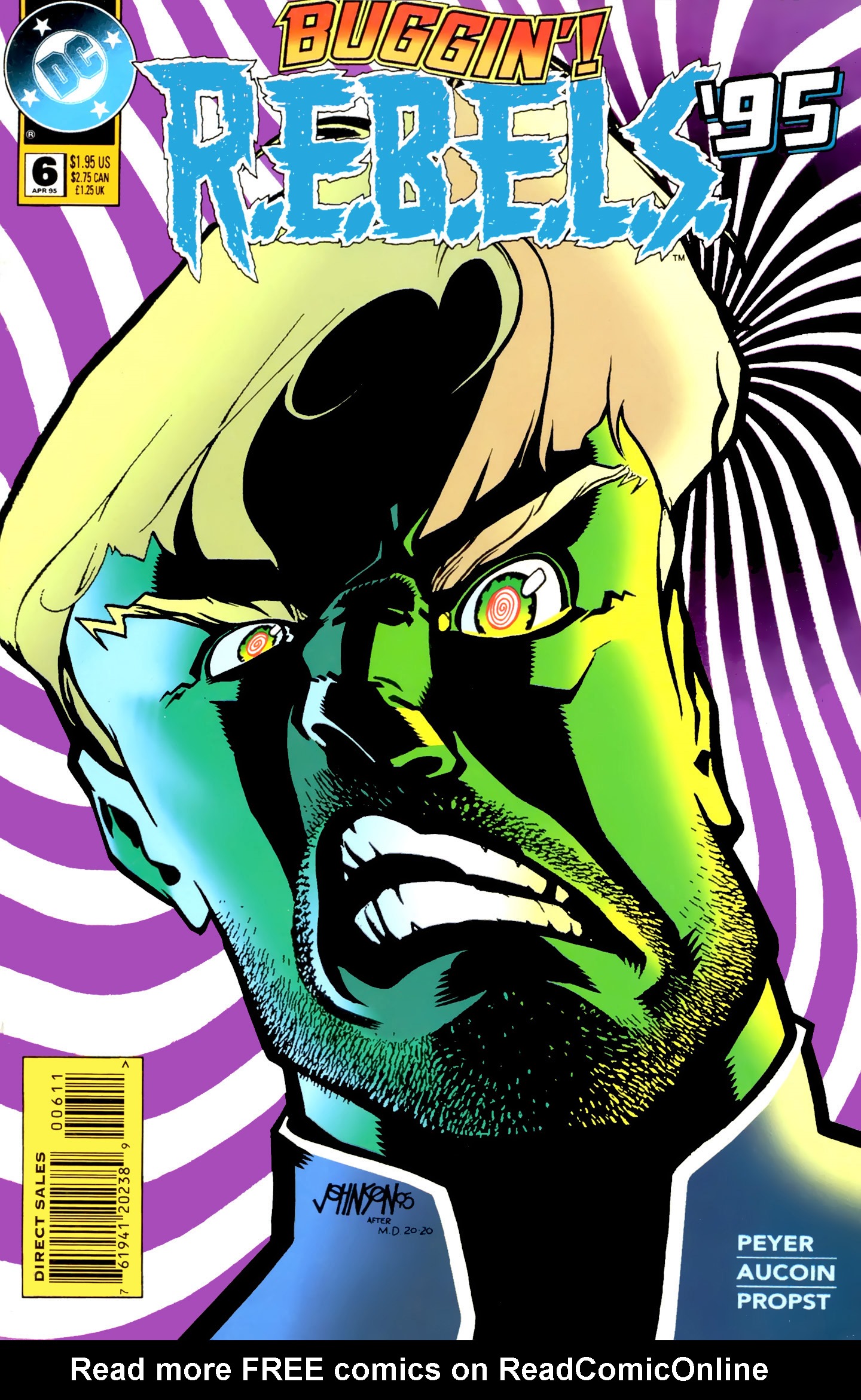 Read online R.E.B.E.L.S. '94 comic -  Issue #6 - 1