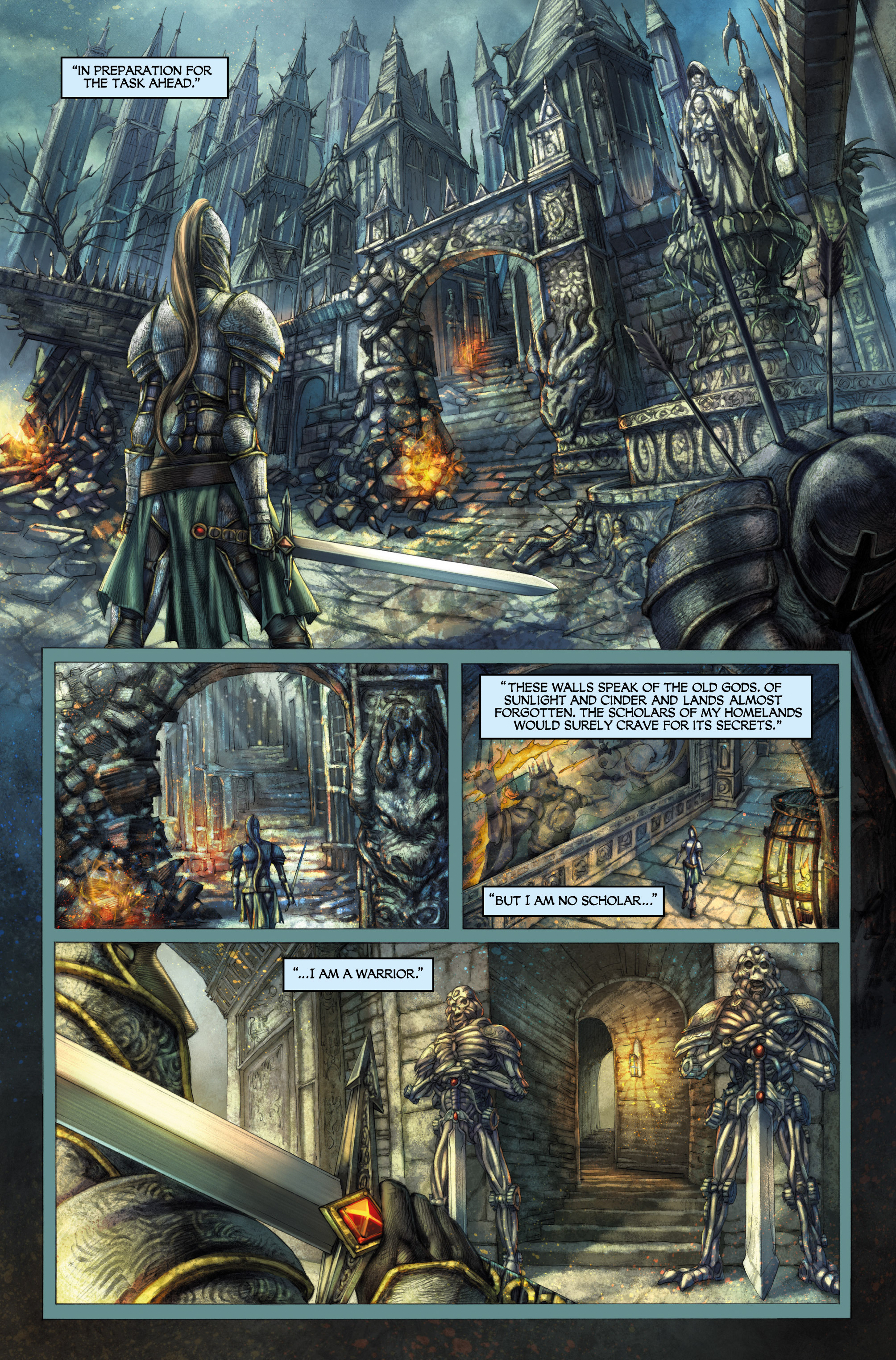 Read online Dark Souls comic -  Issue #3 - 10