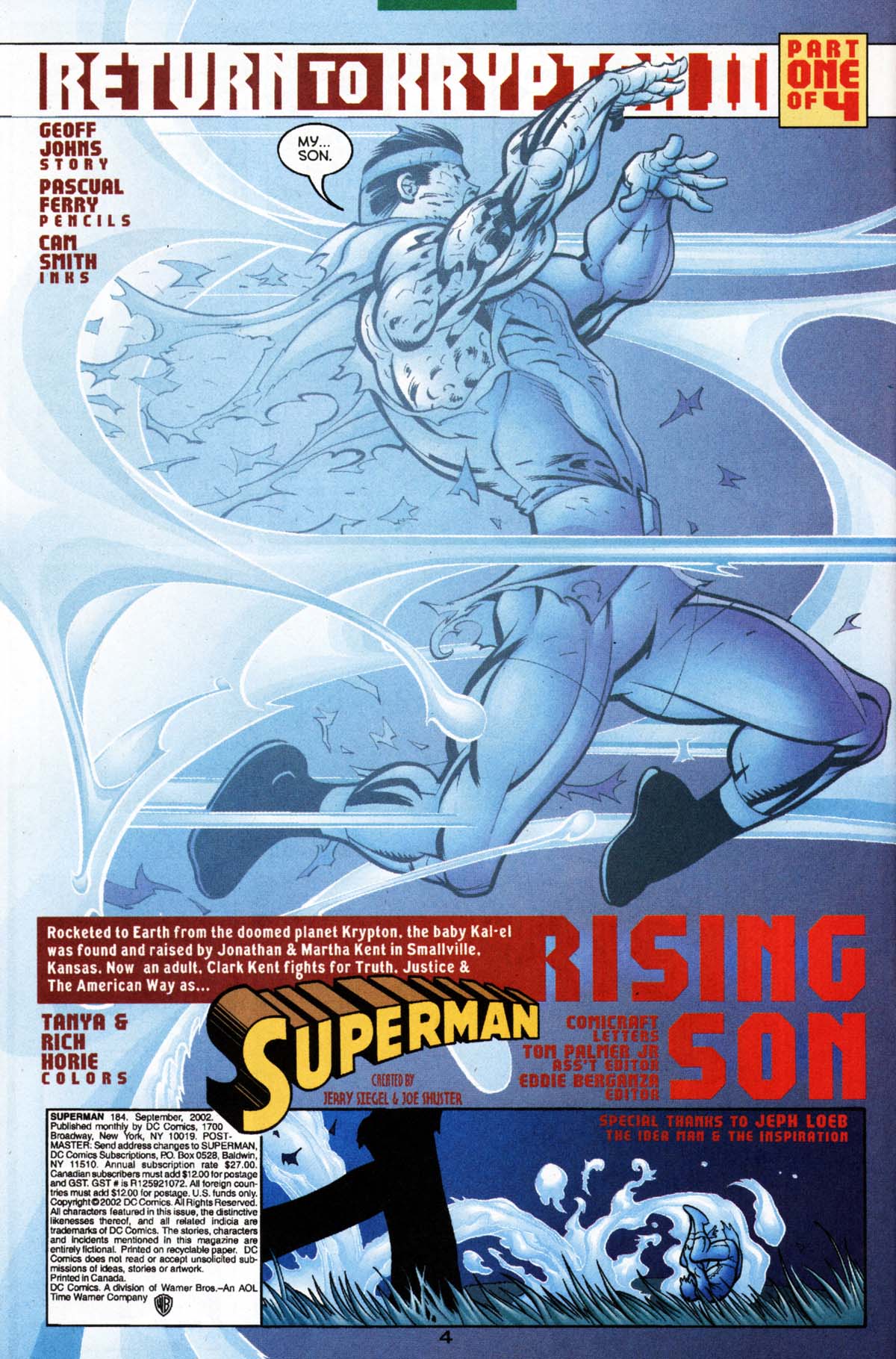 Read online Superman (1987) comic -  Issue #184 - 5