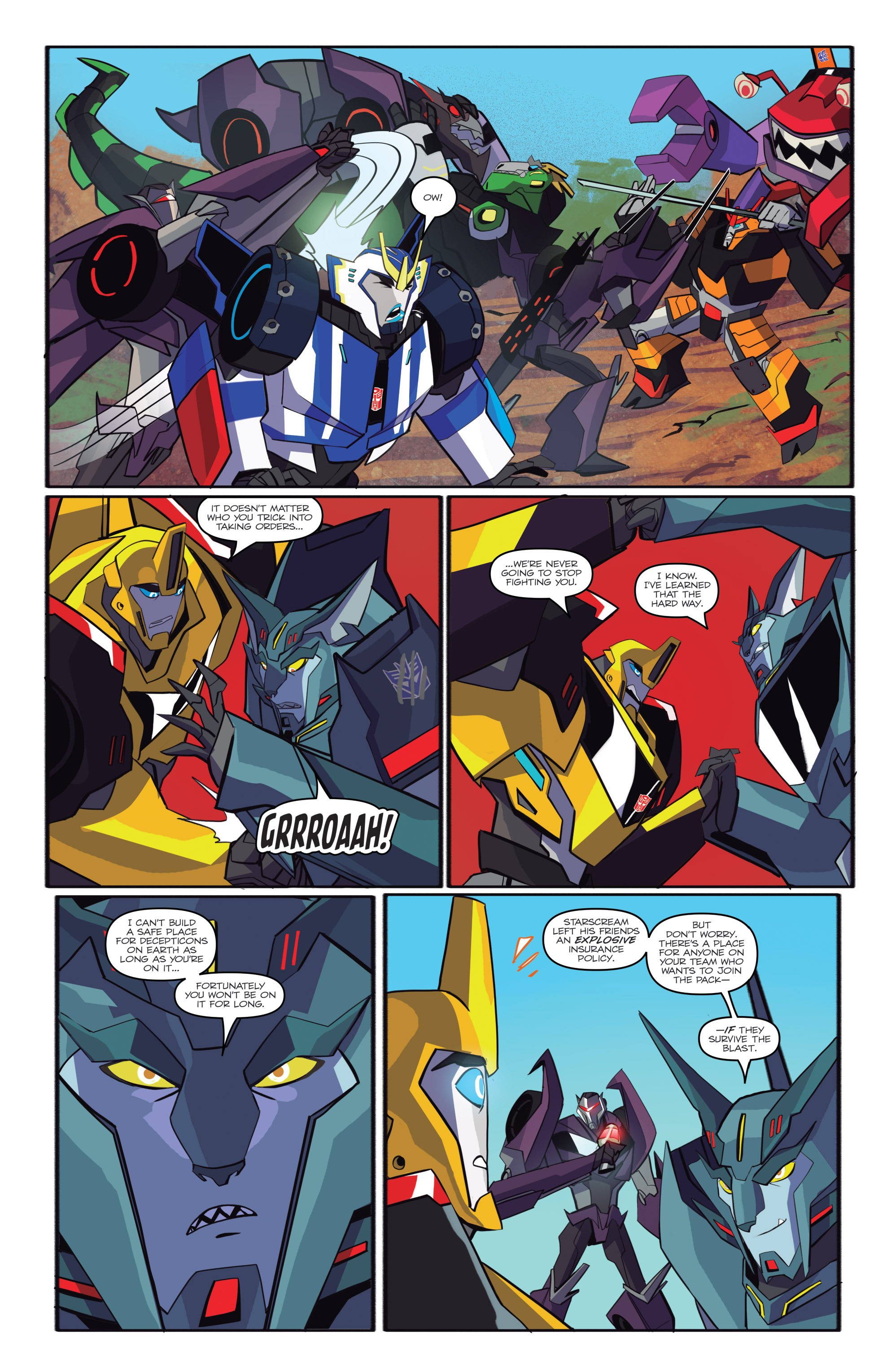 Read online Transformers: Robots In Disguise (2015) comic -  Issue #6 - 17