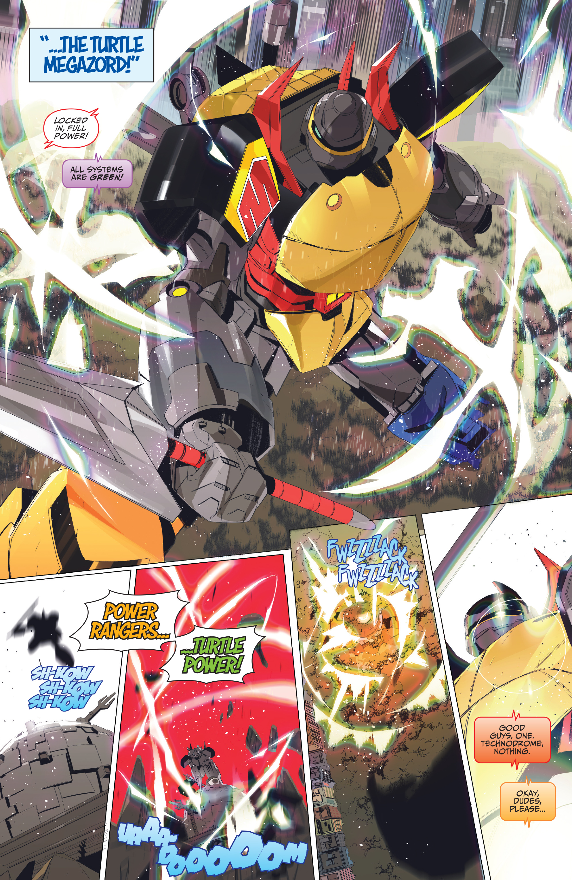 Read online Mighty Morphin Power Rangers: Teenage Mutant Ninja Turtles comic -  Issue #5 - 12