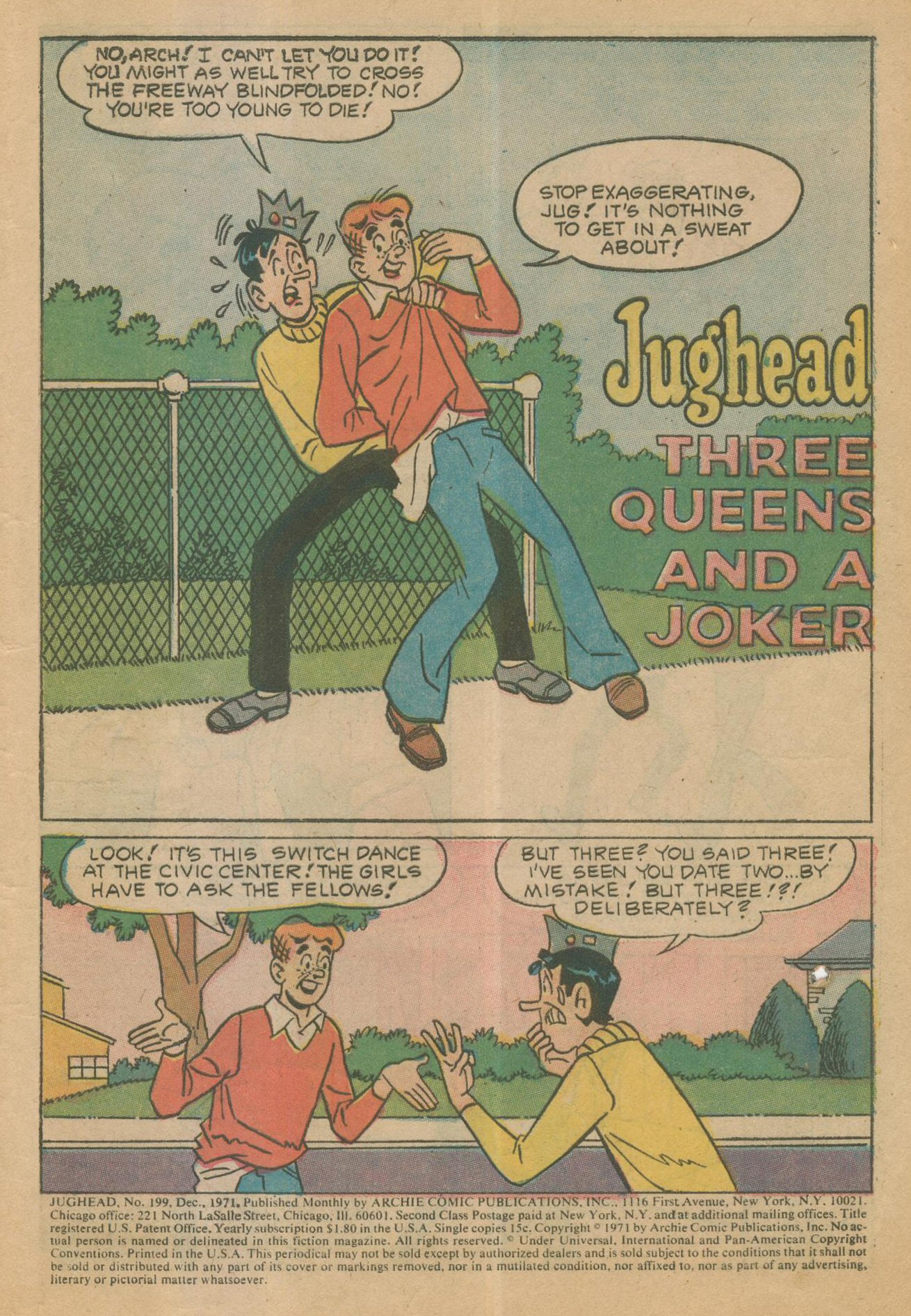 Read online Jughead (1965) comic -  Issue #199 - 3