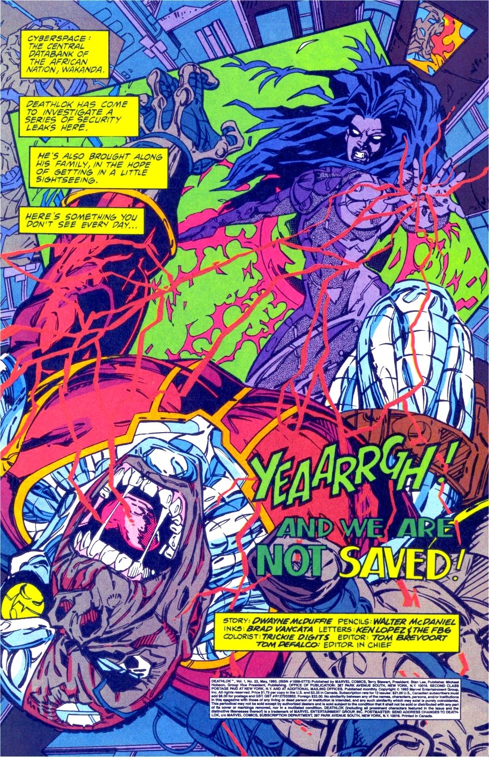 Read online Deathlok (1991) comic -  Issue #23 - 2