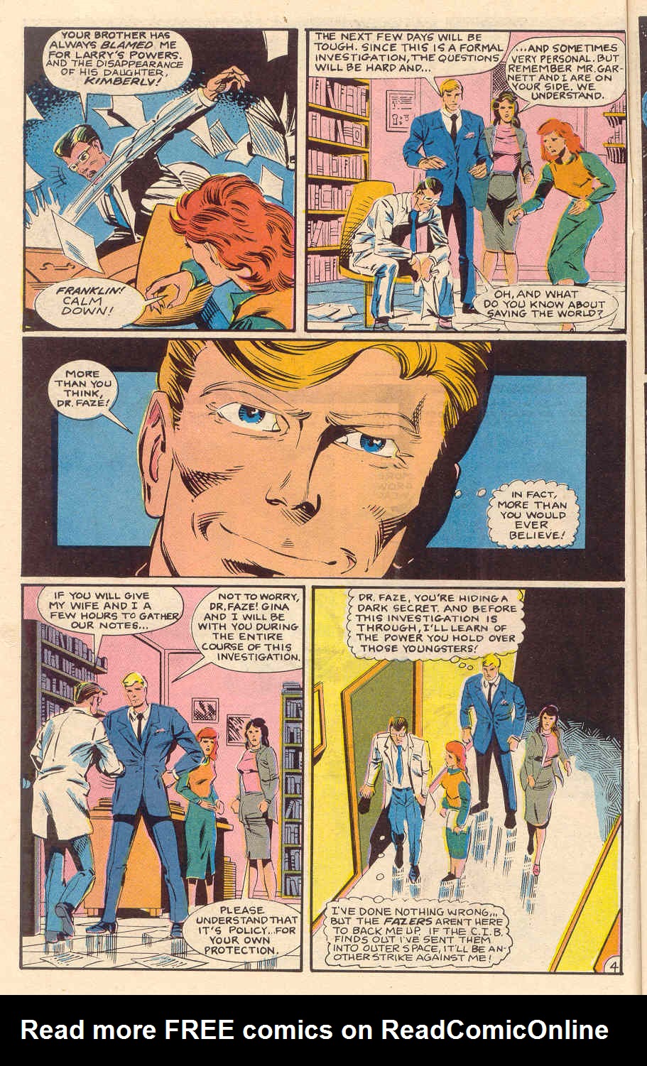 Read online Faze One Fazers comic -  Issue #4 - 6