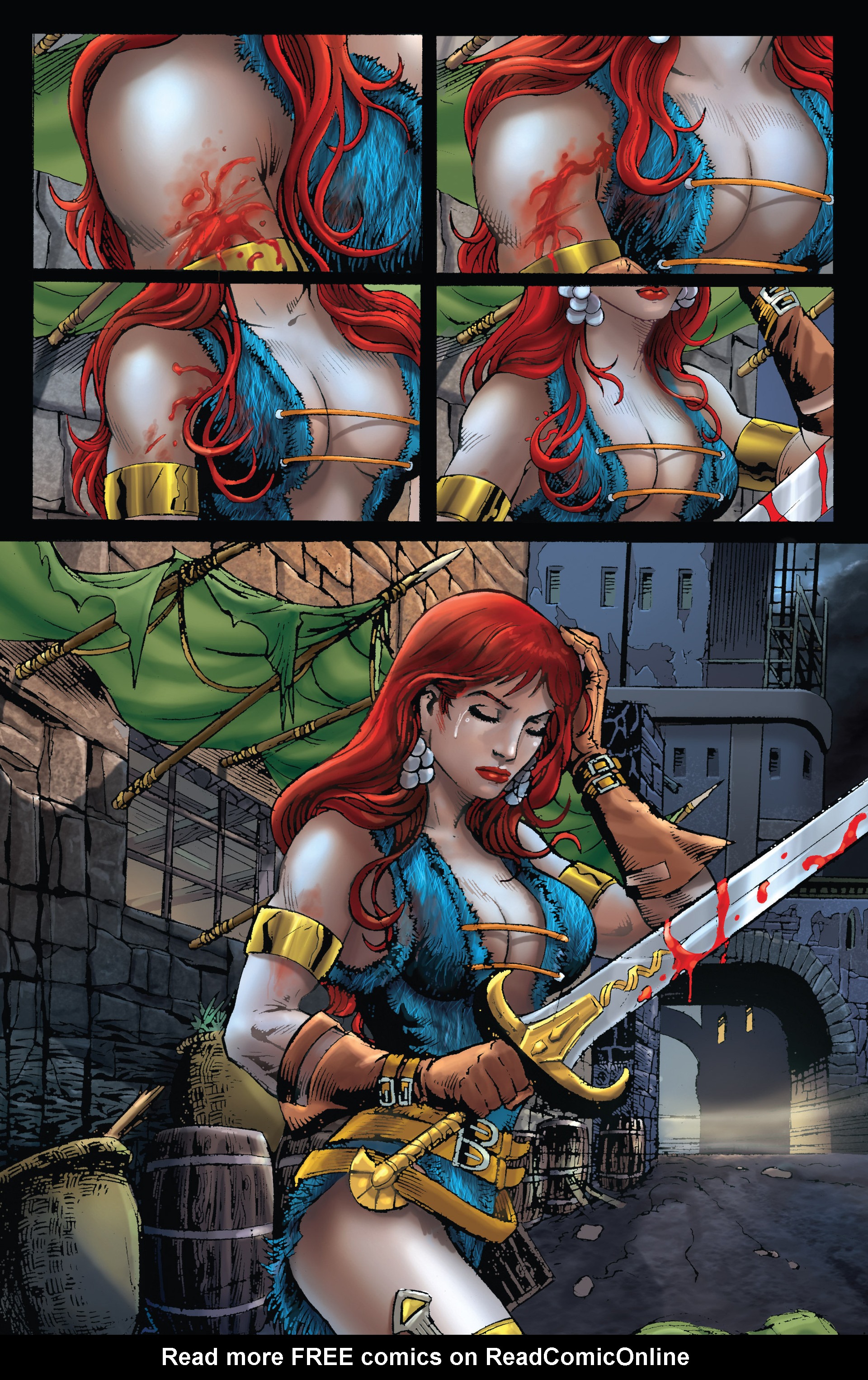 Read online Red Sonja: Unchained comic -  Issue #1 - 4