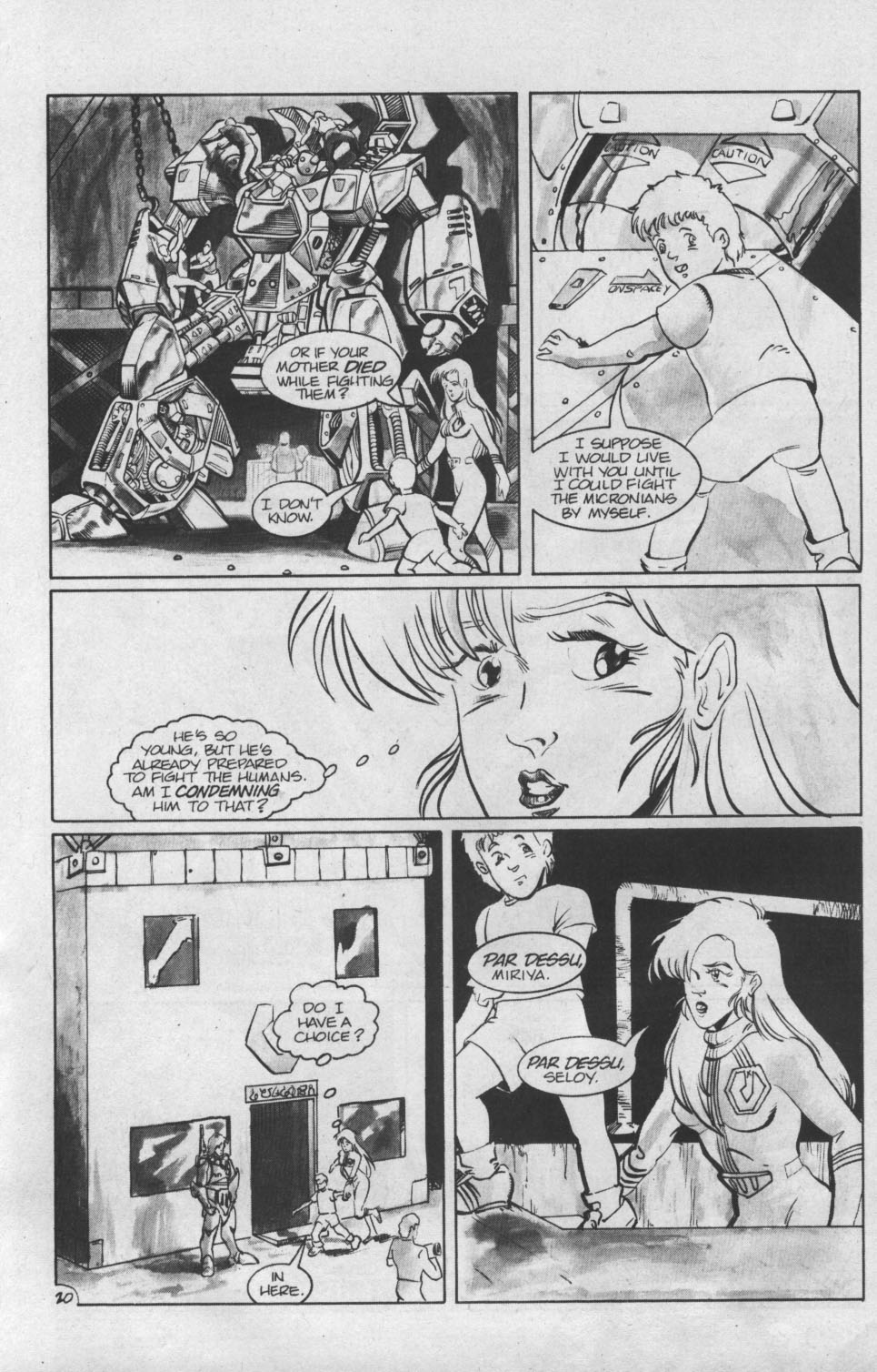 Read online Robotech II: The Sentinels - The Malcontent Uprisings comic -  Issue #9 - 22