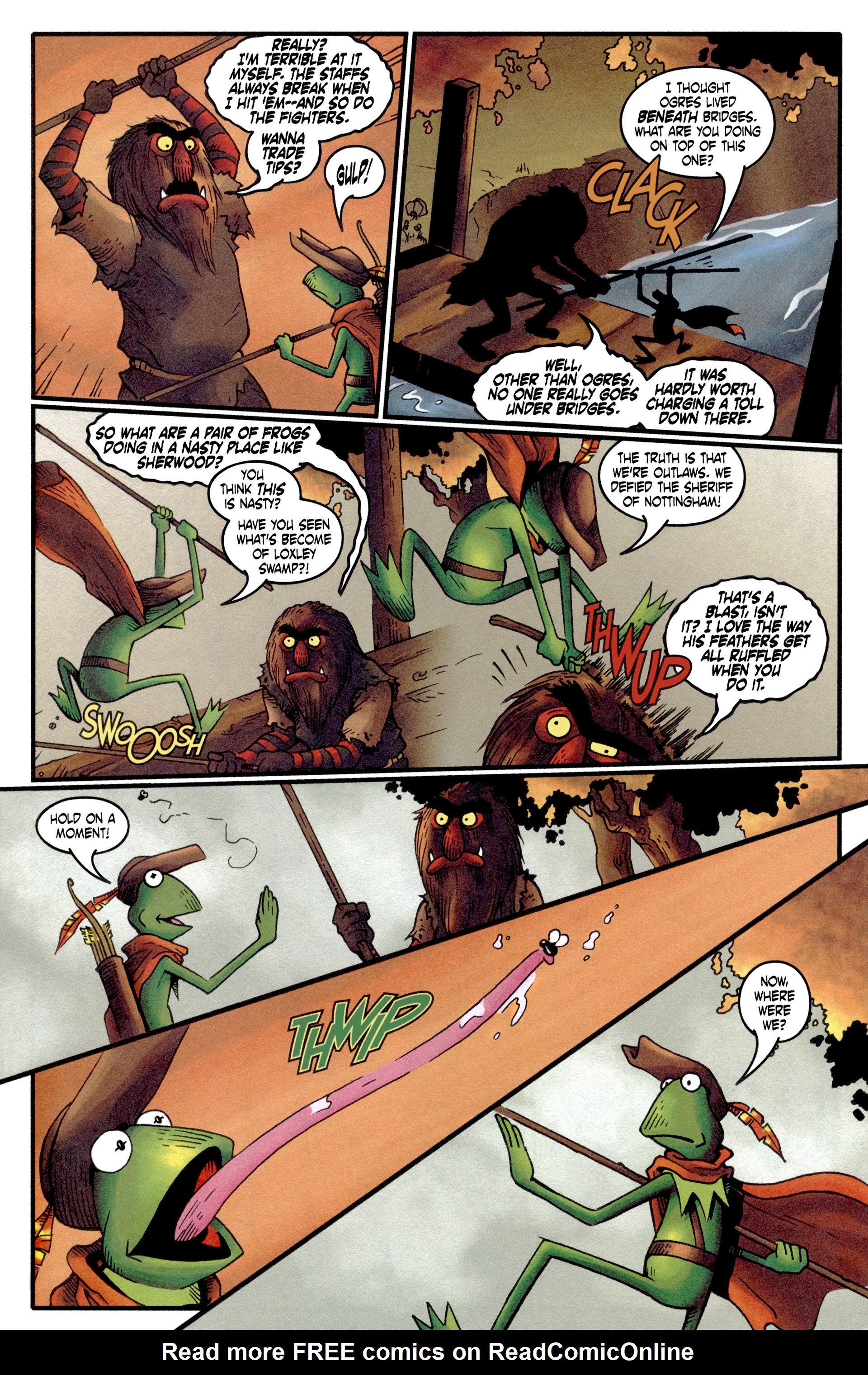 Read online Muppet Robin Hood comic -  Issue #1 - 18