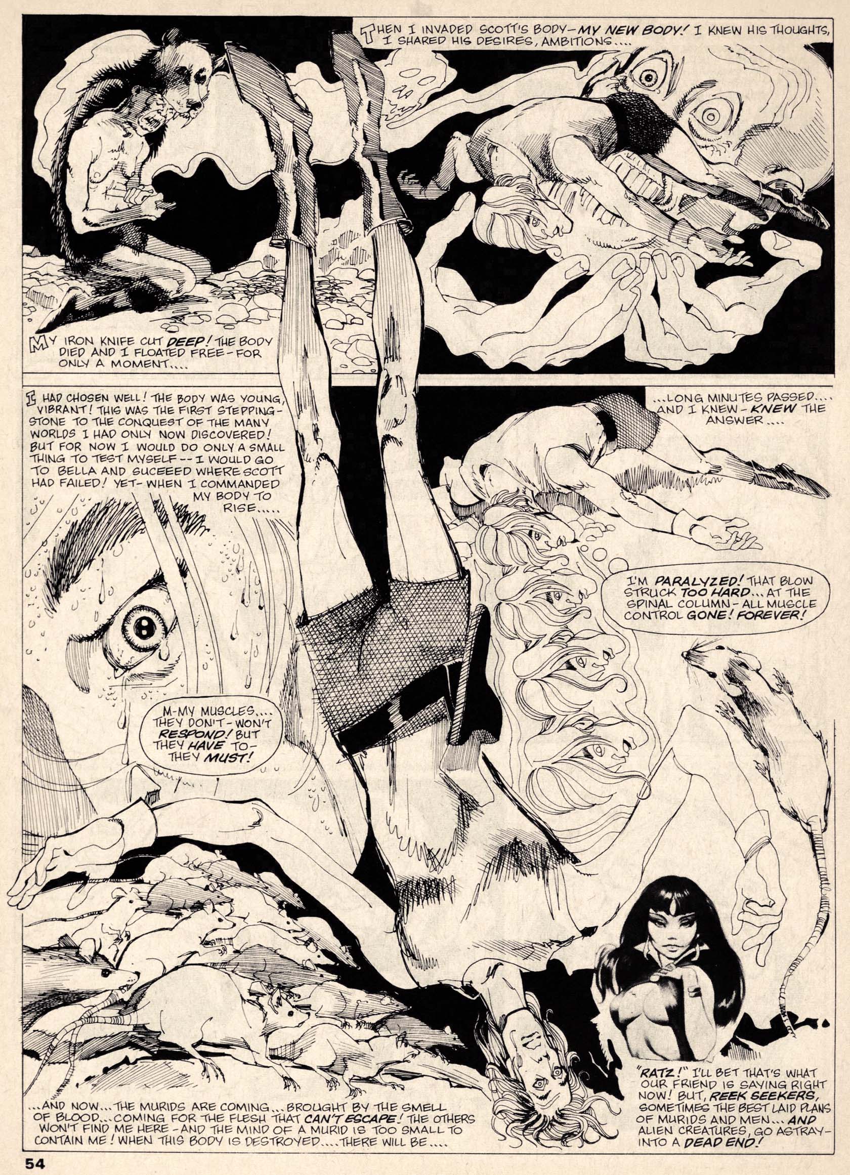 Read online Vampirella (1969) comic -  Issue #7 - 54