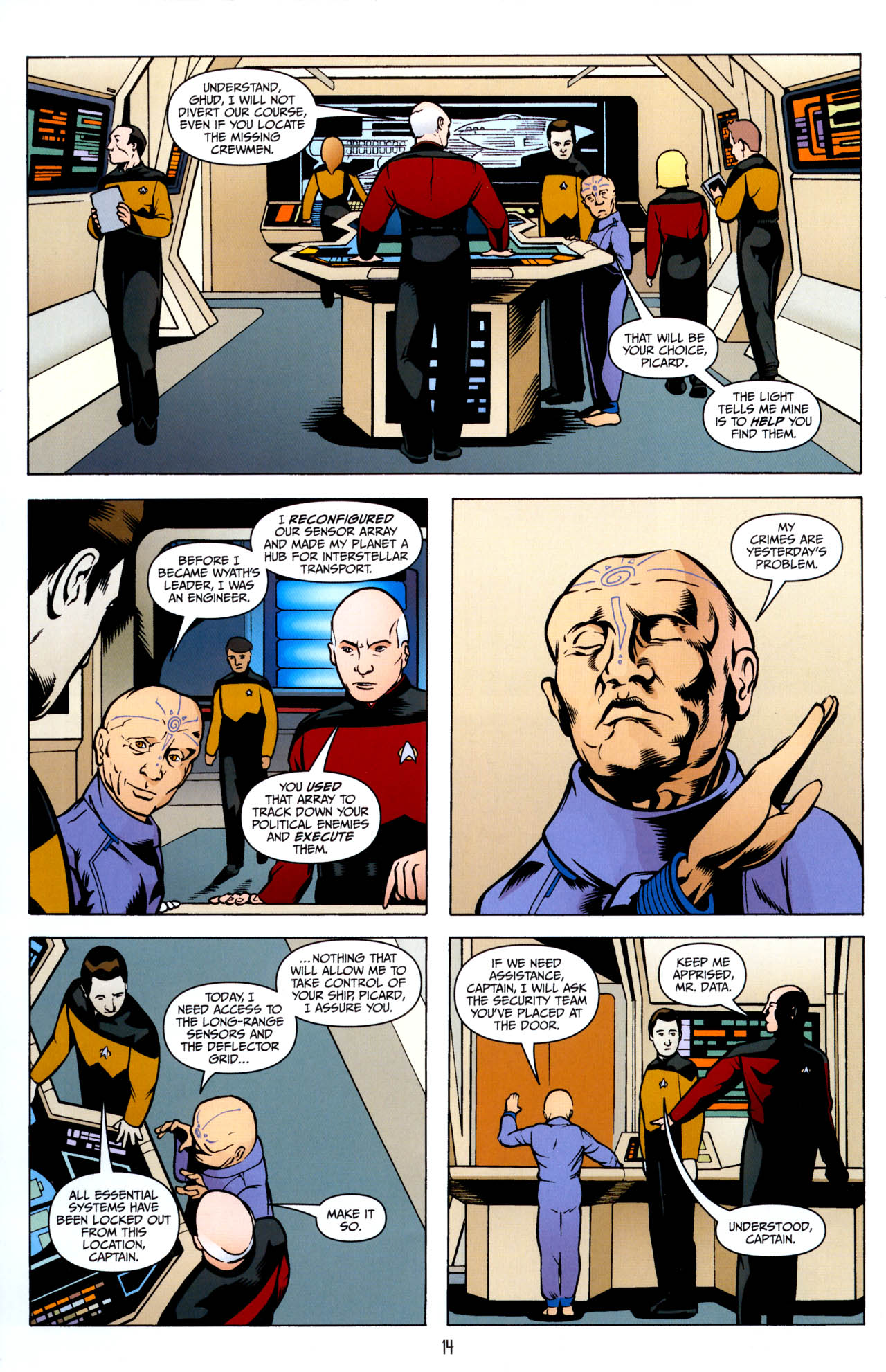 Read online Star Trek: The Next Generation: The Space Between comic -  Issue #4 - 16