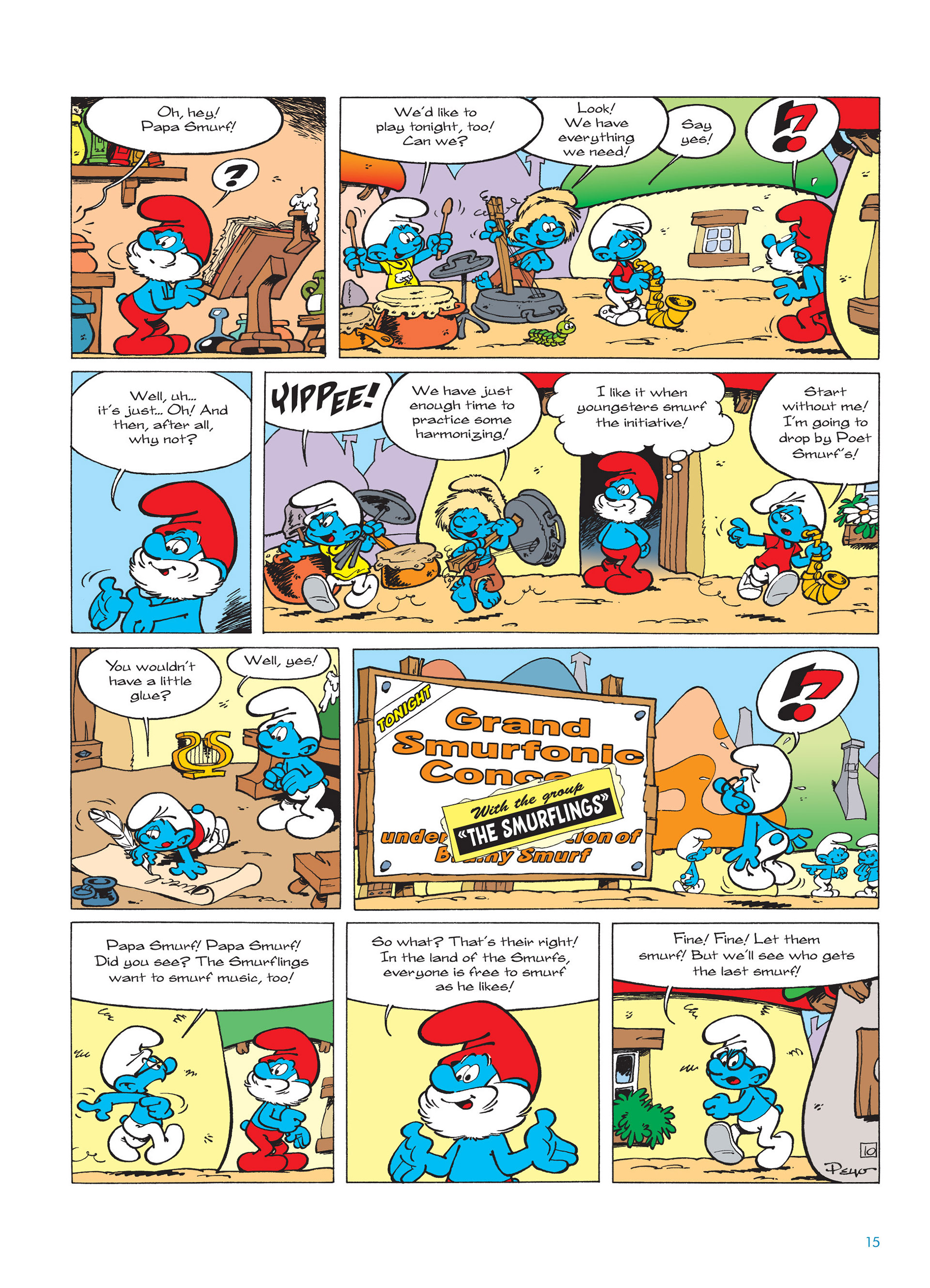 Read online The Smurfs comic -  Issue #15 - 16