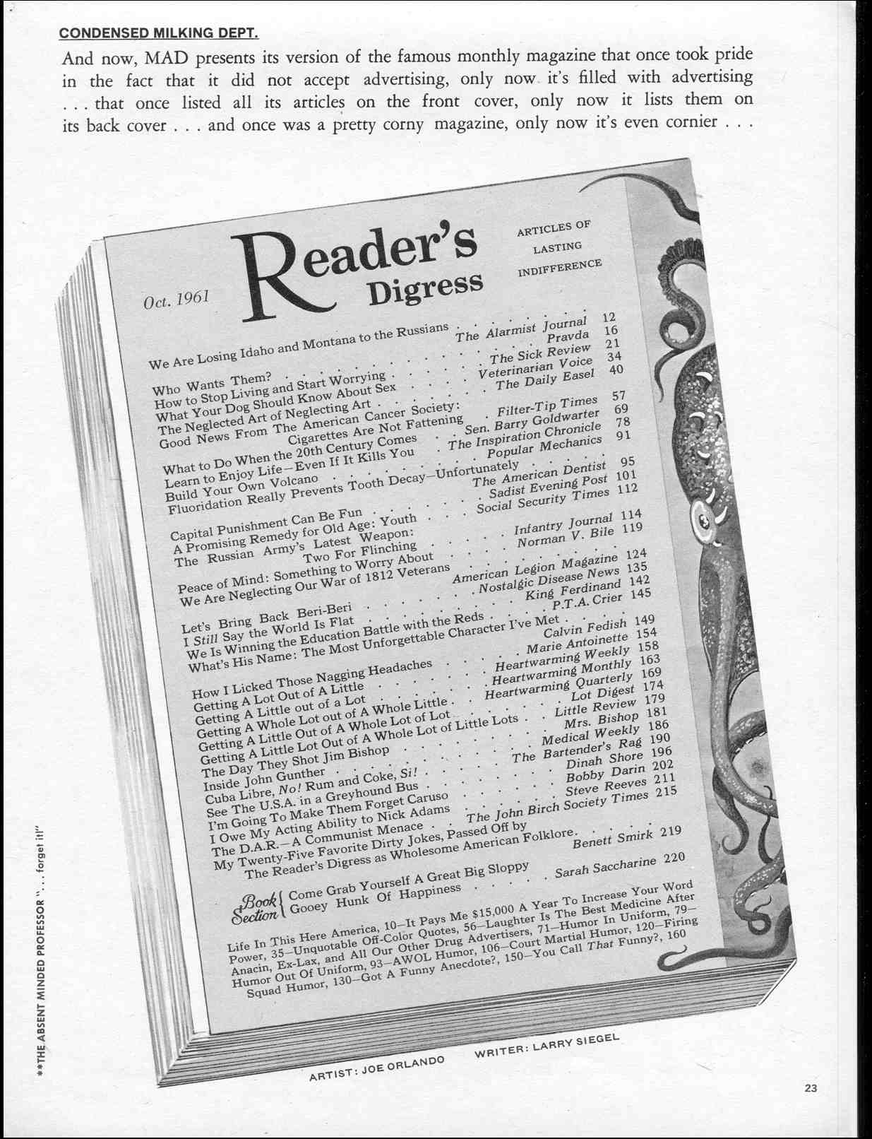 Read online MAD comic -  Issue #67 - 25