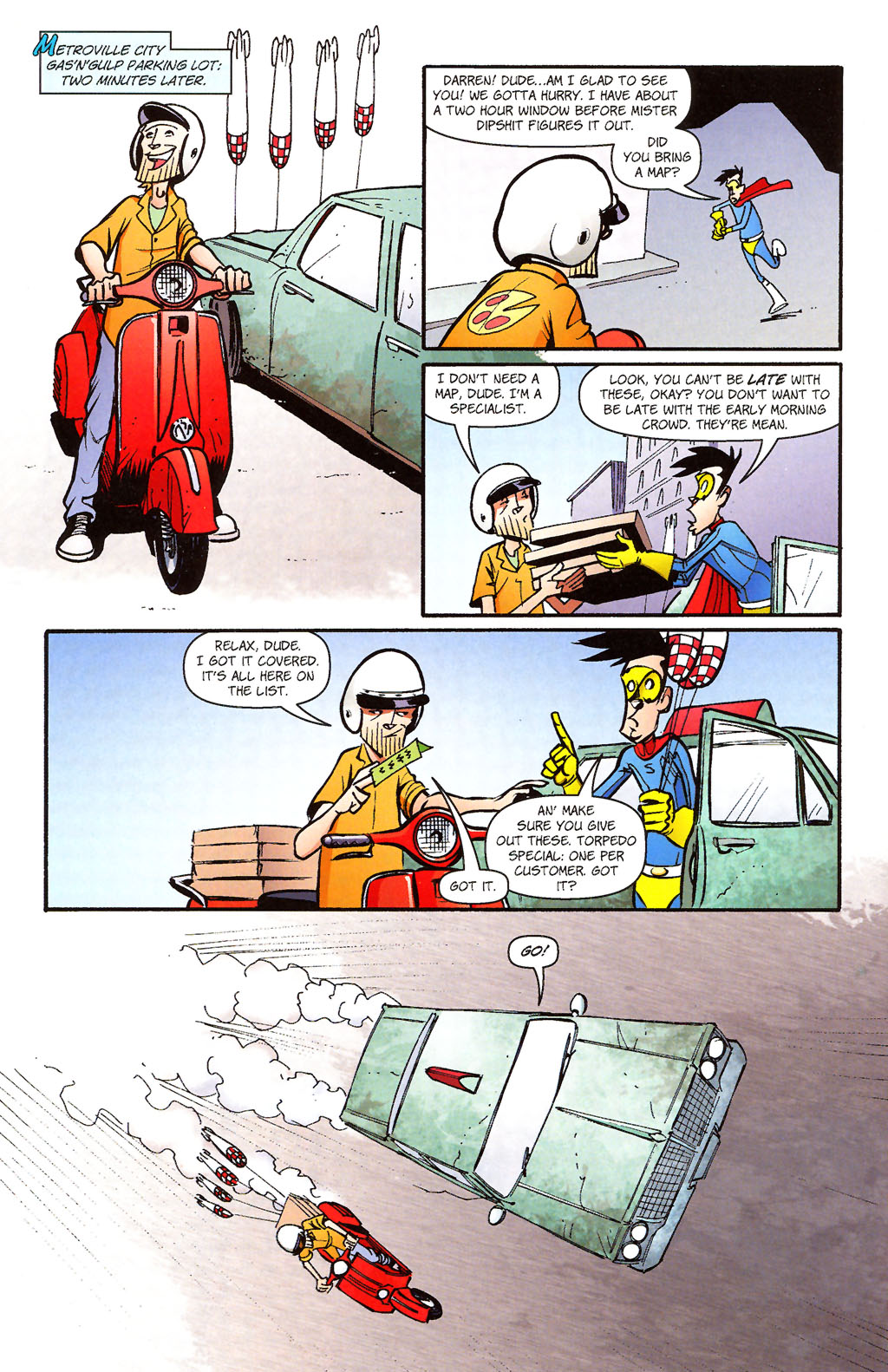 Read online Paul Jenkins' Sidekick comic -  Issue #3 - 16