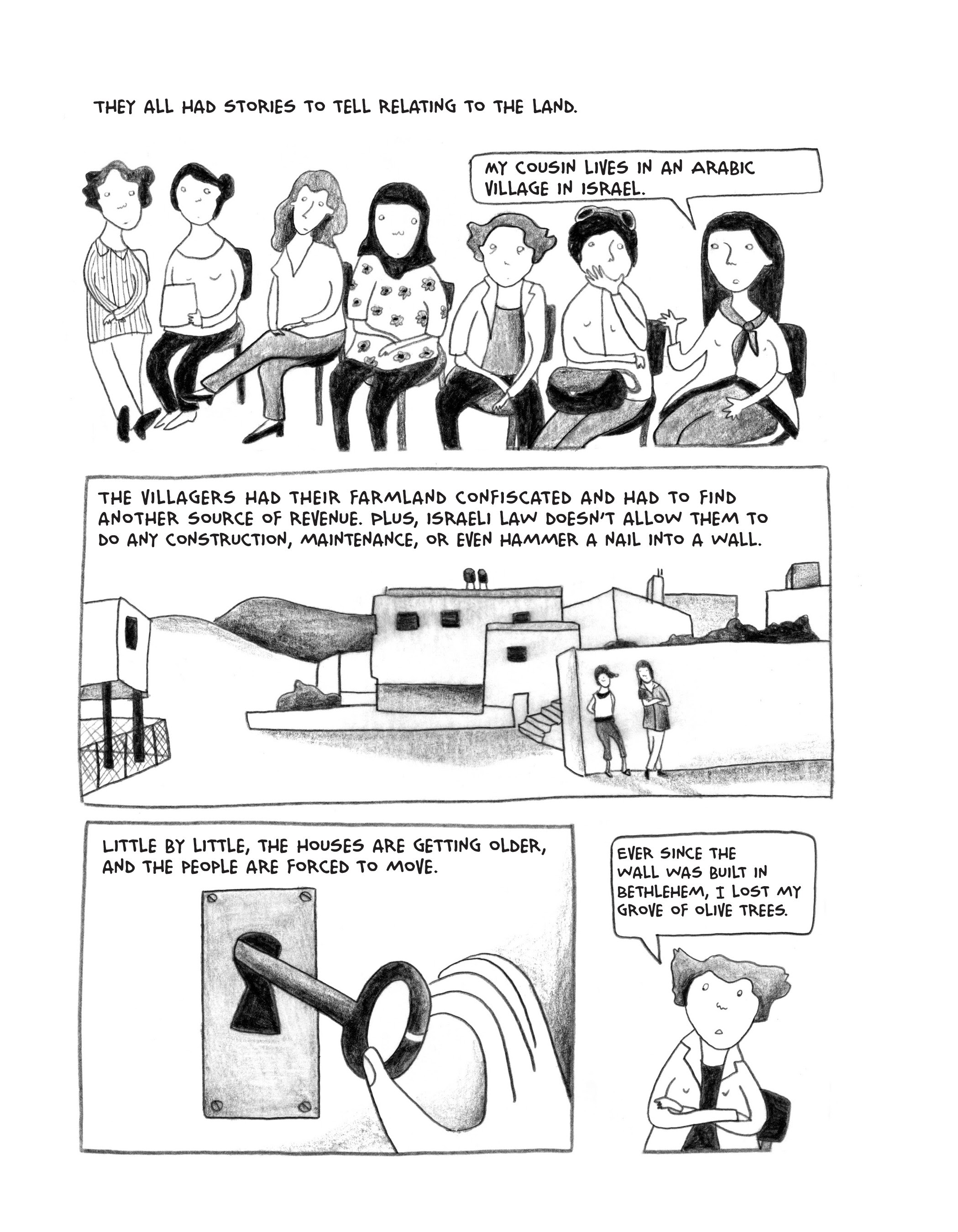 Read online Green Almonds: Letters from Palestine comic -  Issue # TPB (Part 1) - 19