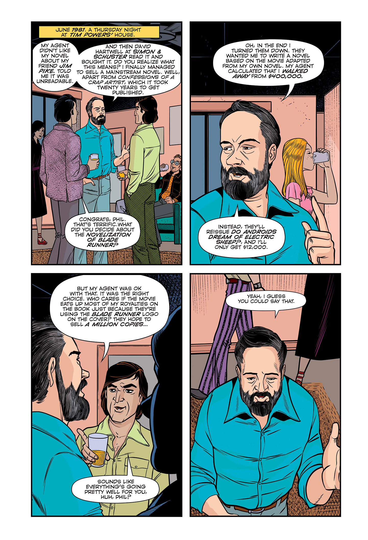 Read online Philip K. Dick: A Comics Biography comic -  Issue # TPB - 131