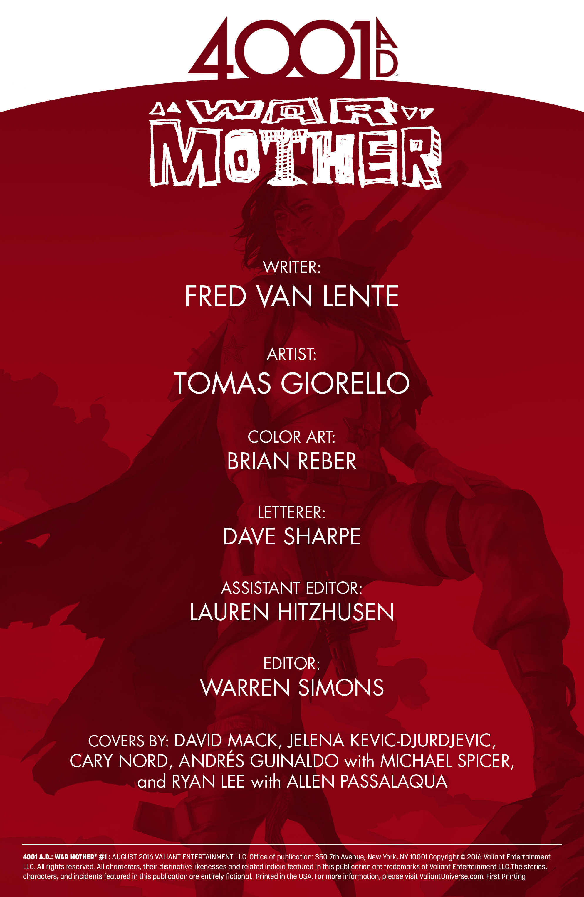 Read online 4001 A.D.: War Mother comic -  Issue #4001 A.D.: War Mother Full - 2