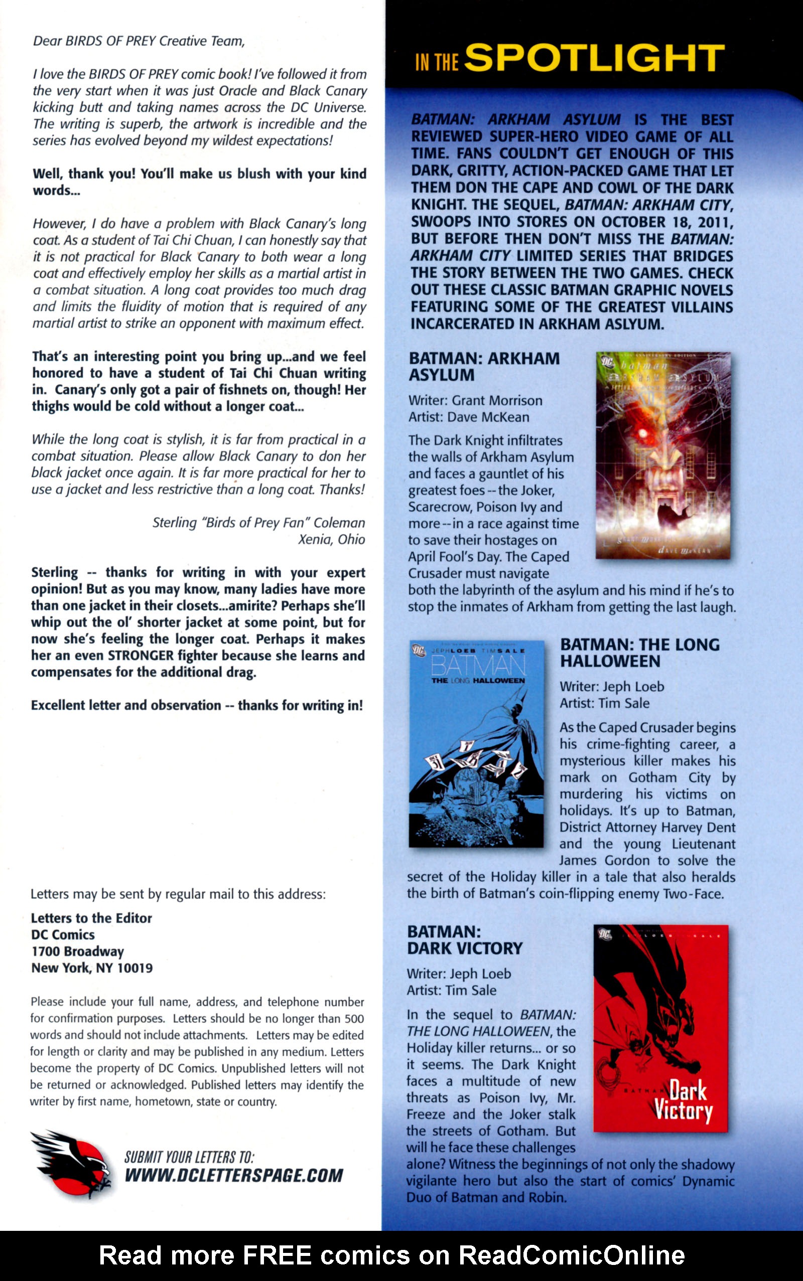 Read online Birds of Prey (2010) comic -  Issue #12 - 23