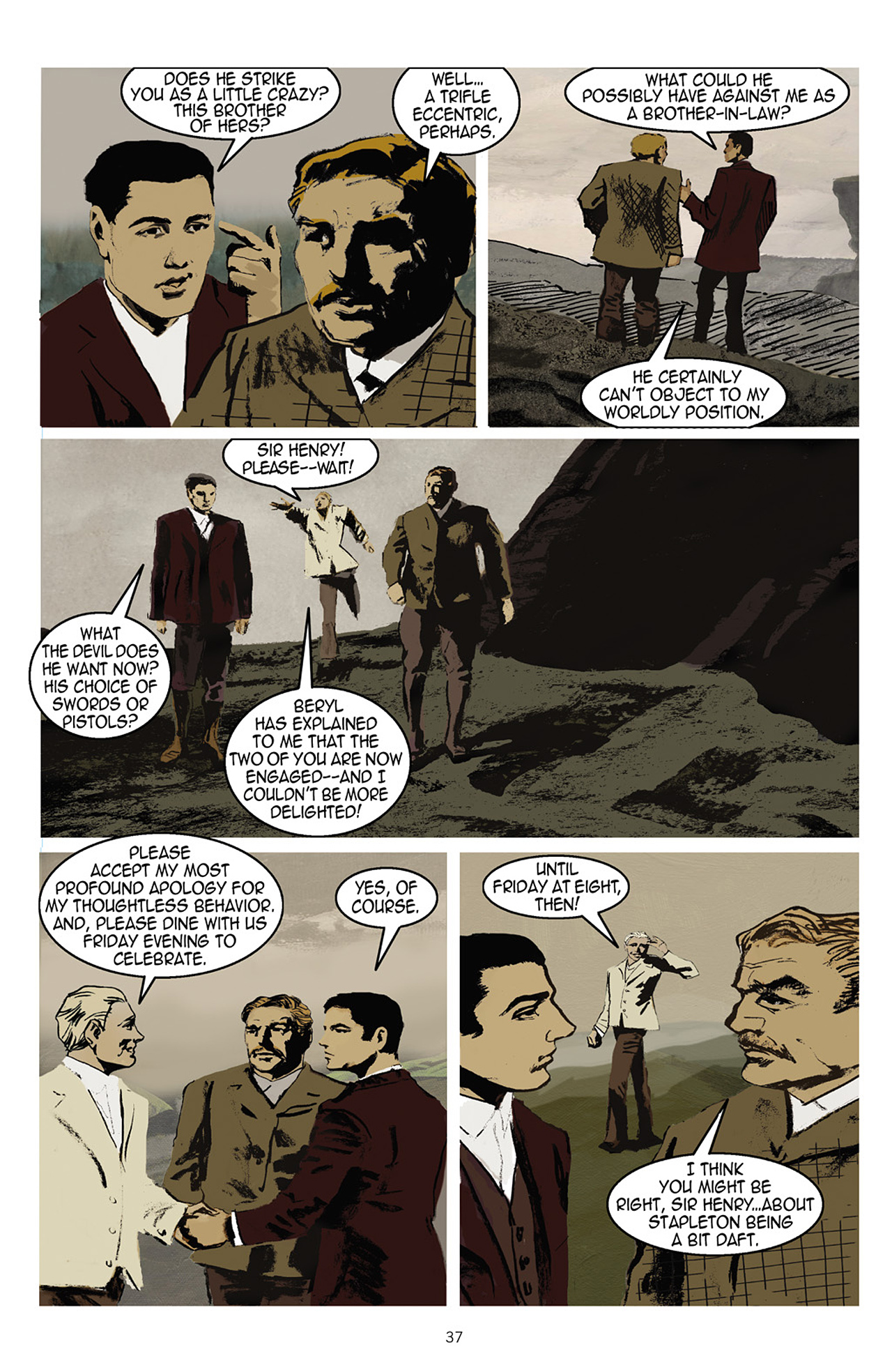 Read online The Hound of the Baskervilles comic -  Issue # TPB - 38