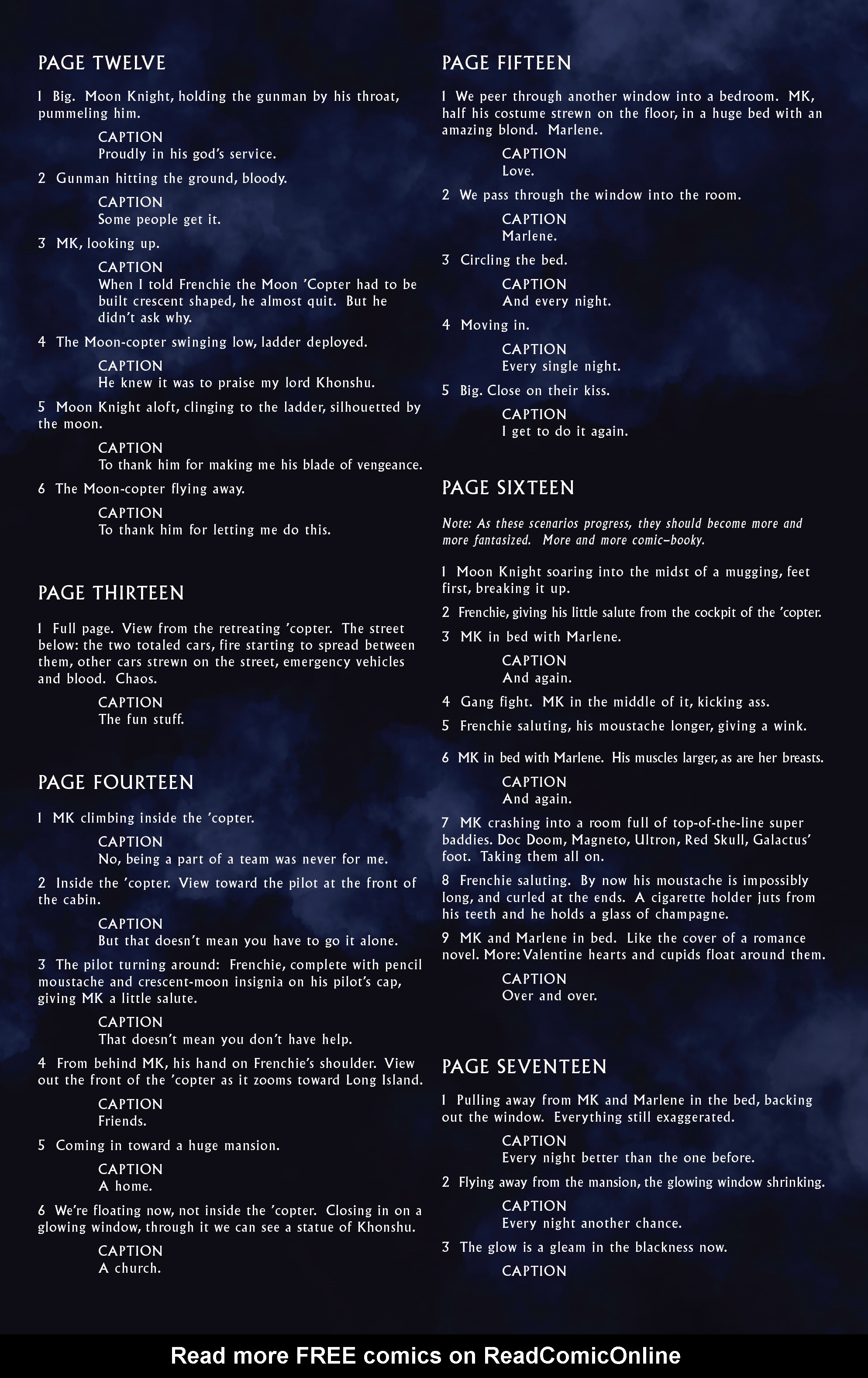 Read online Moon Knight by Huston, Benson & Hurwitz Omnibus comic -  Issue # TPB (Part 12) - 43