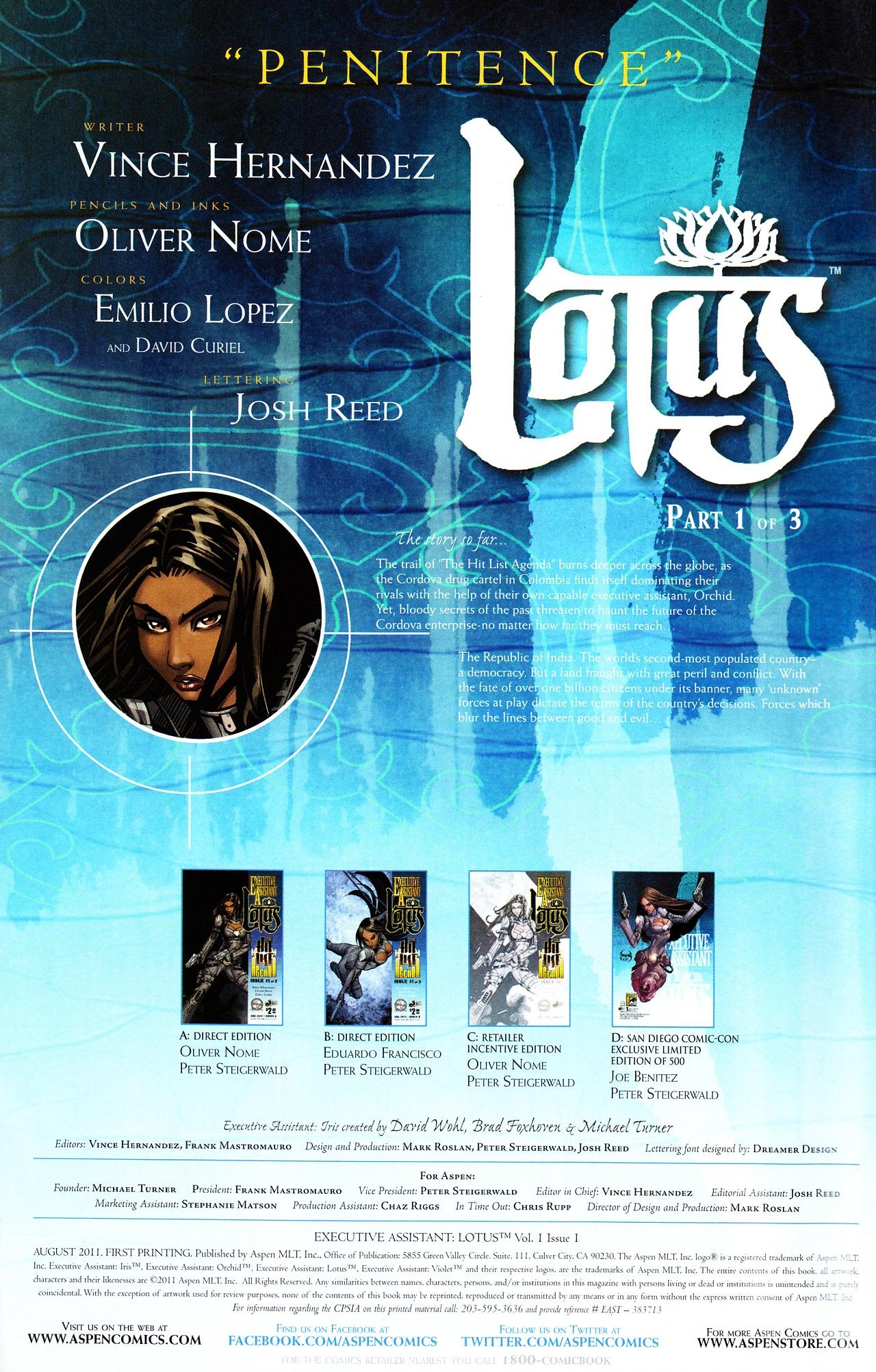 Read online Executive Assistant Lotus comic -  Issue #1 - 4