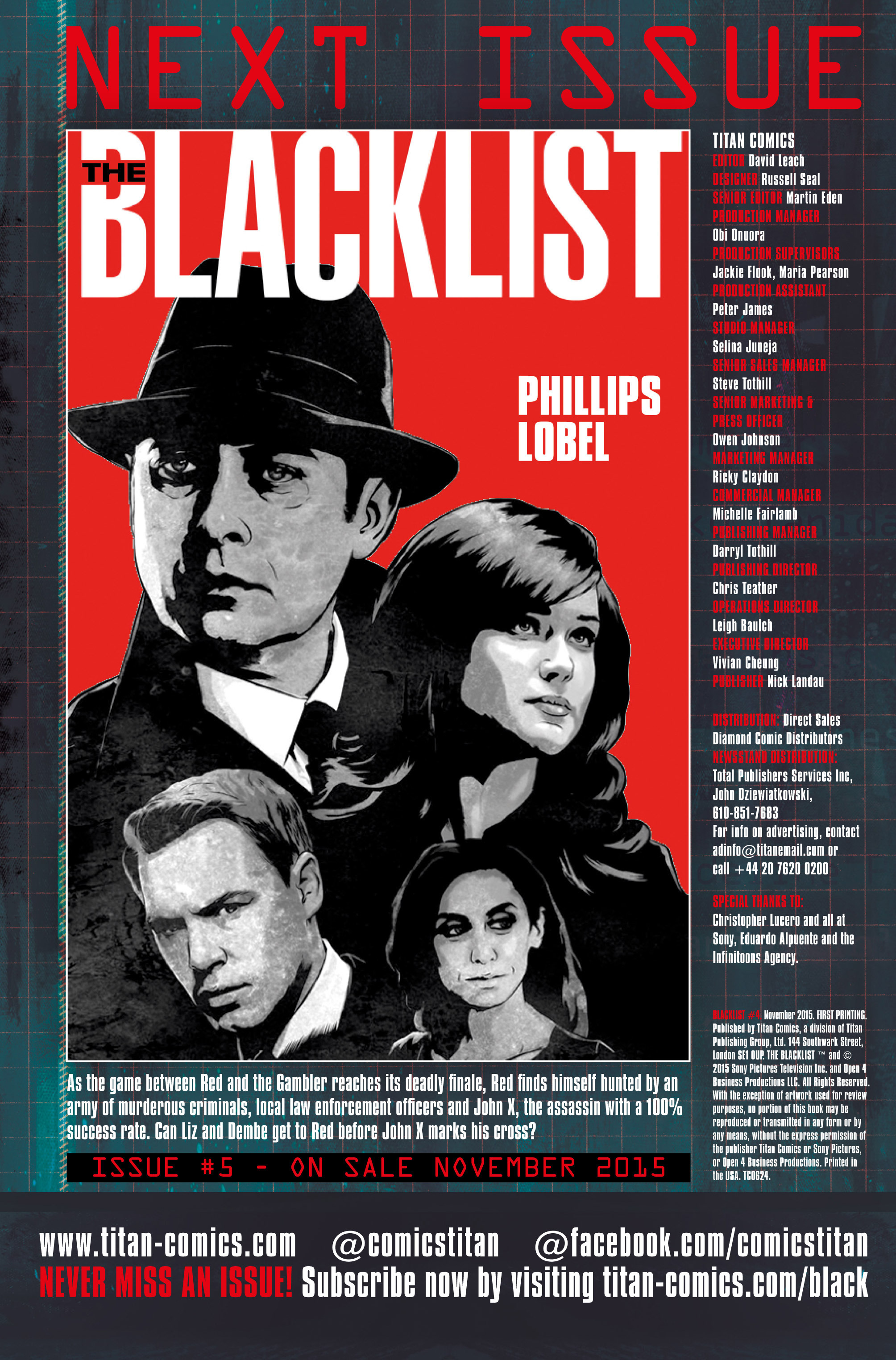 Read online The Blacklist comic -  Issue #4 - 25