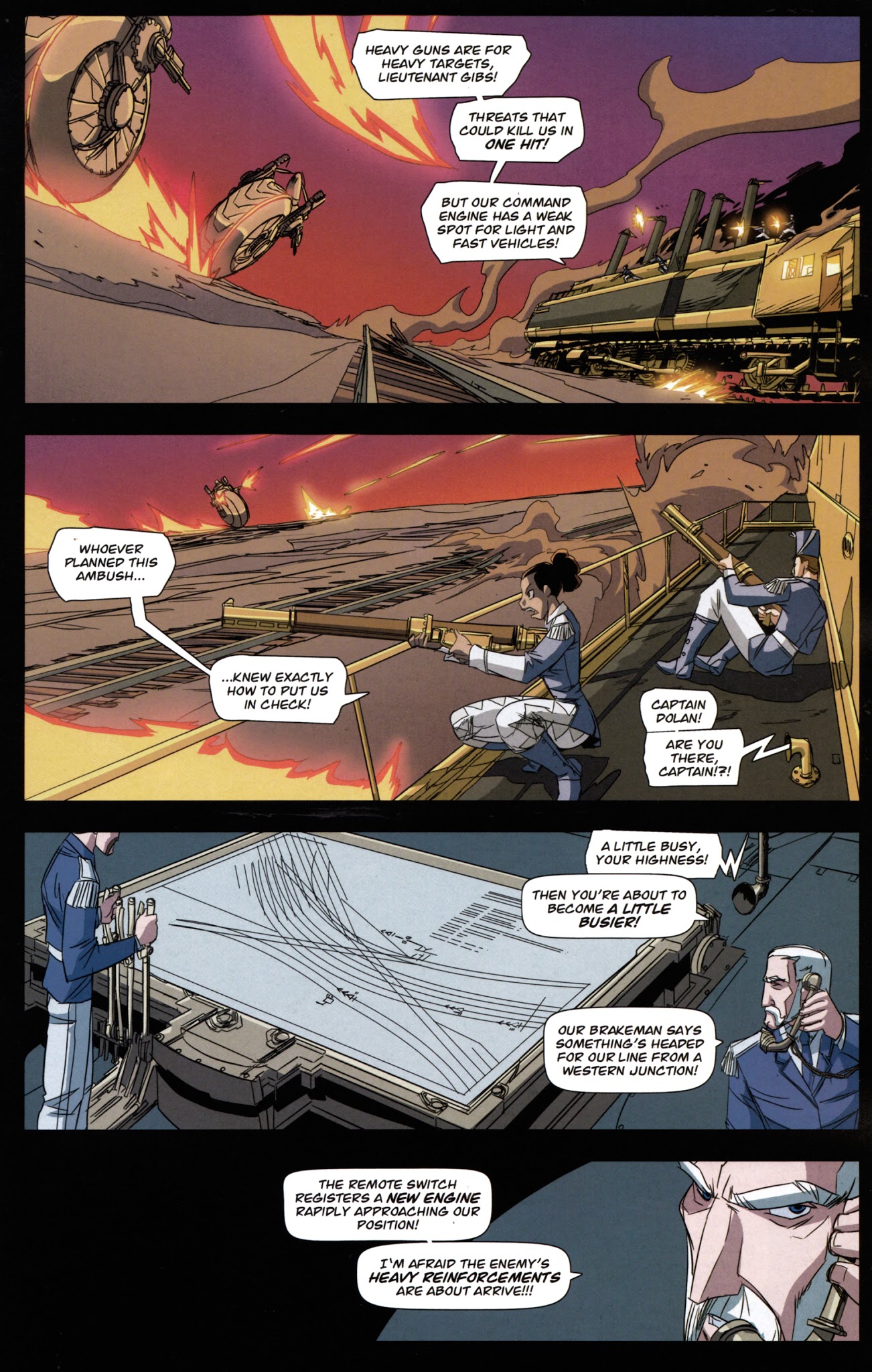 Read online Steam Wars comic -  Issue #2 - 12