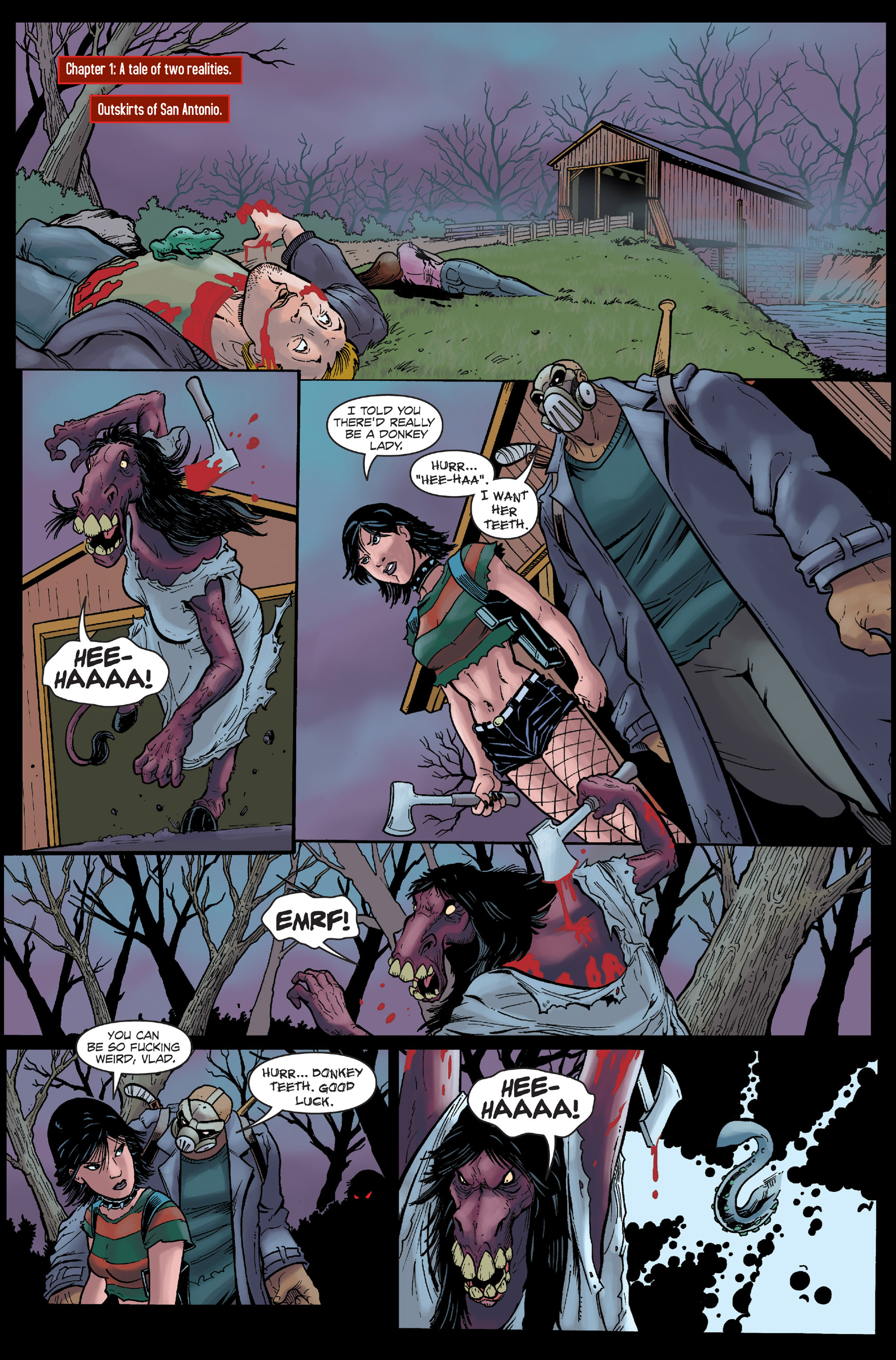 Read online Hack/Slash vs. Halloween Man Special comic -  Issue # Full - 3