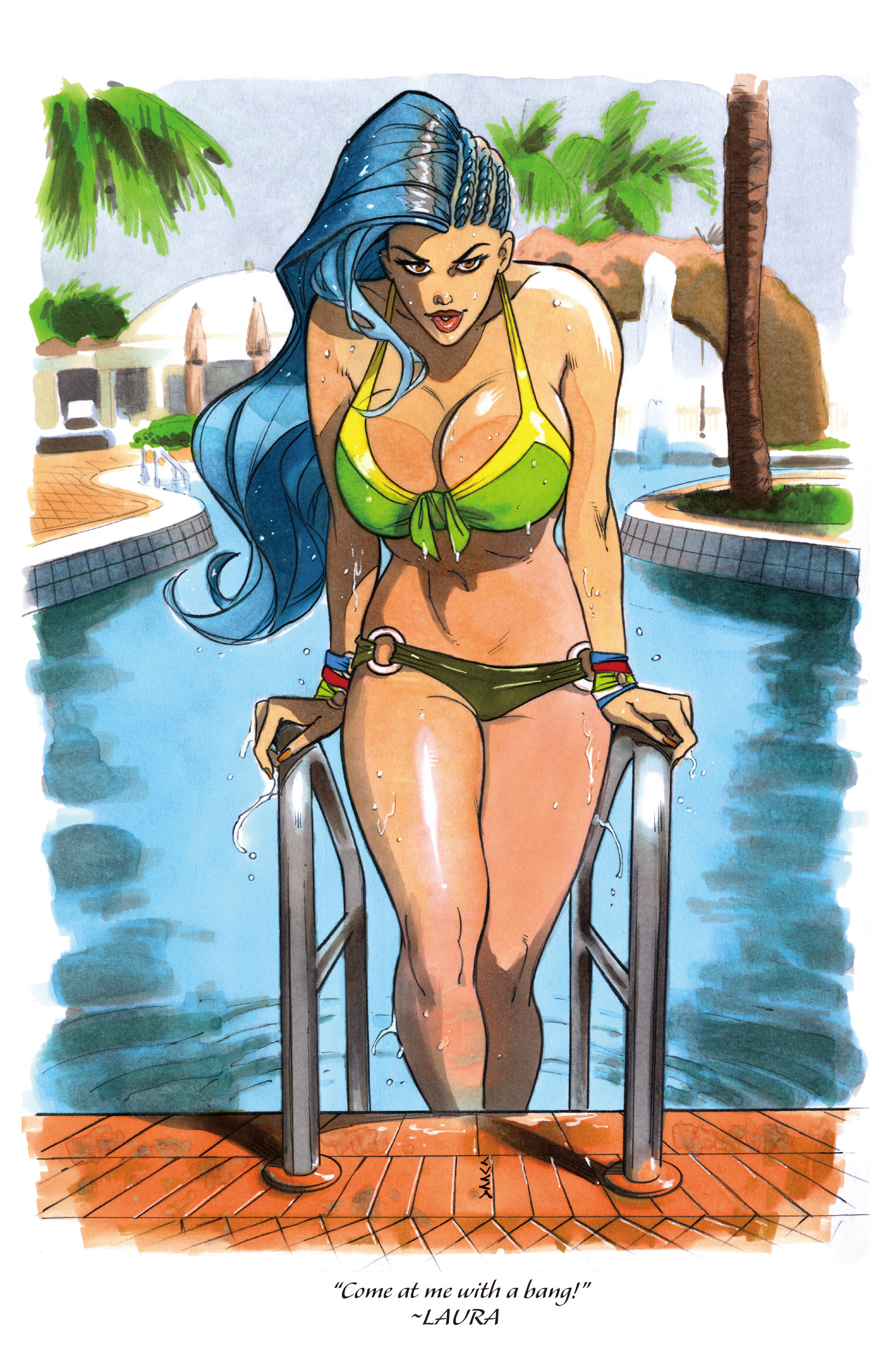 Read online Street Fighter Swimsuit Special comic -  Issue # Full - 10