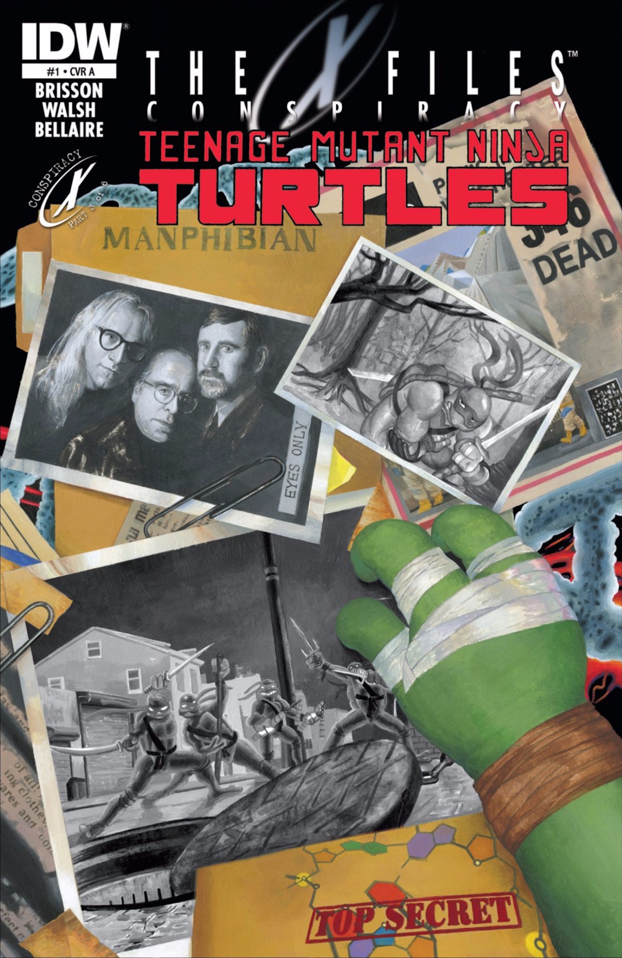 Read online The X-Files/Teenage Mutant Ninja Turtles: Conspiracy comic -  Issue # Full - 1