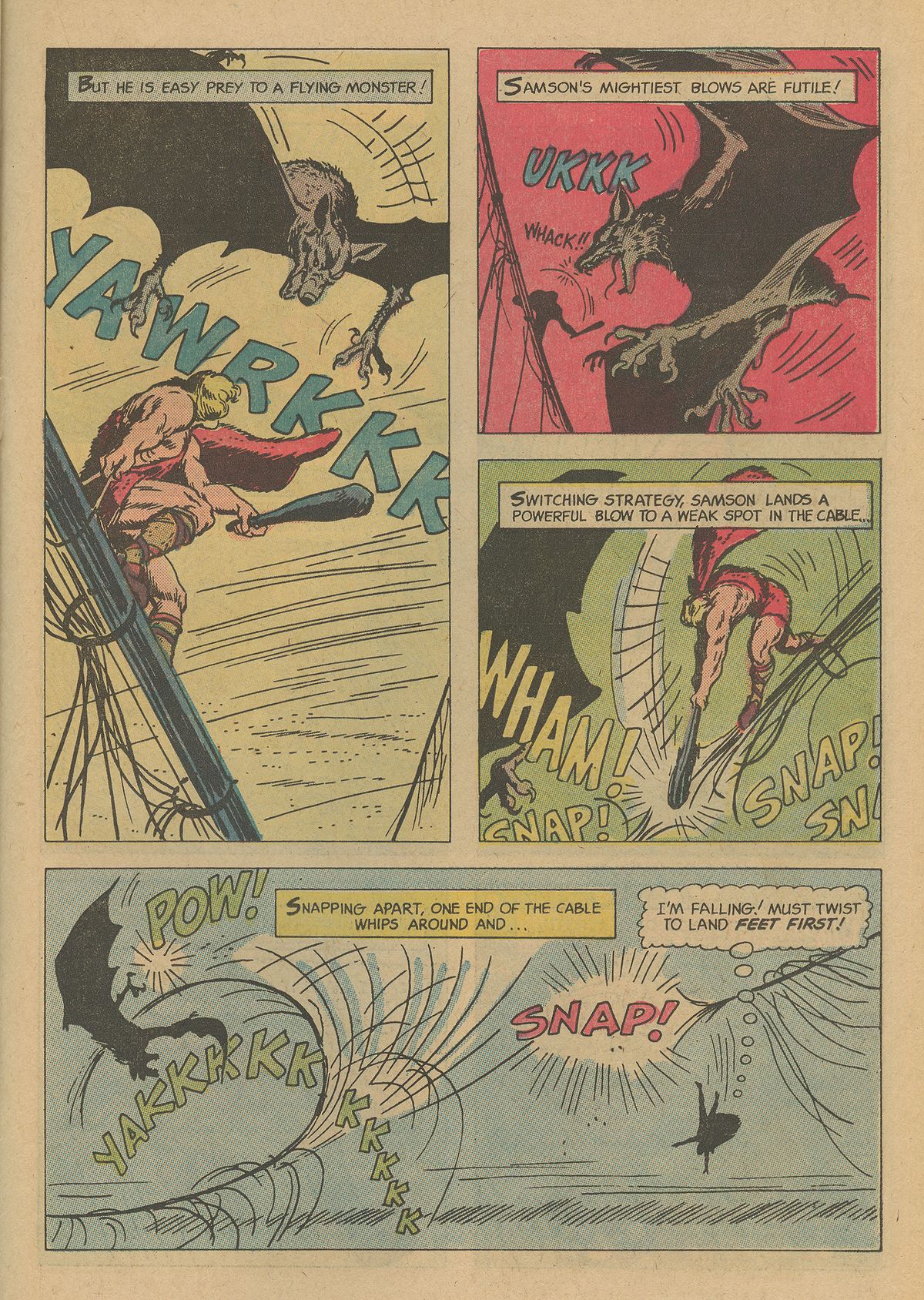 Read online Mighty Samson (1964) comic -  Issue #22 - 23