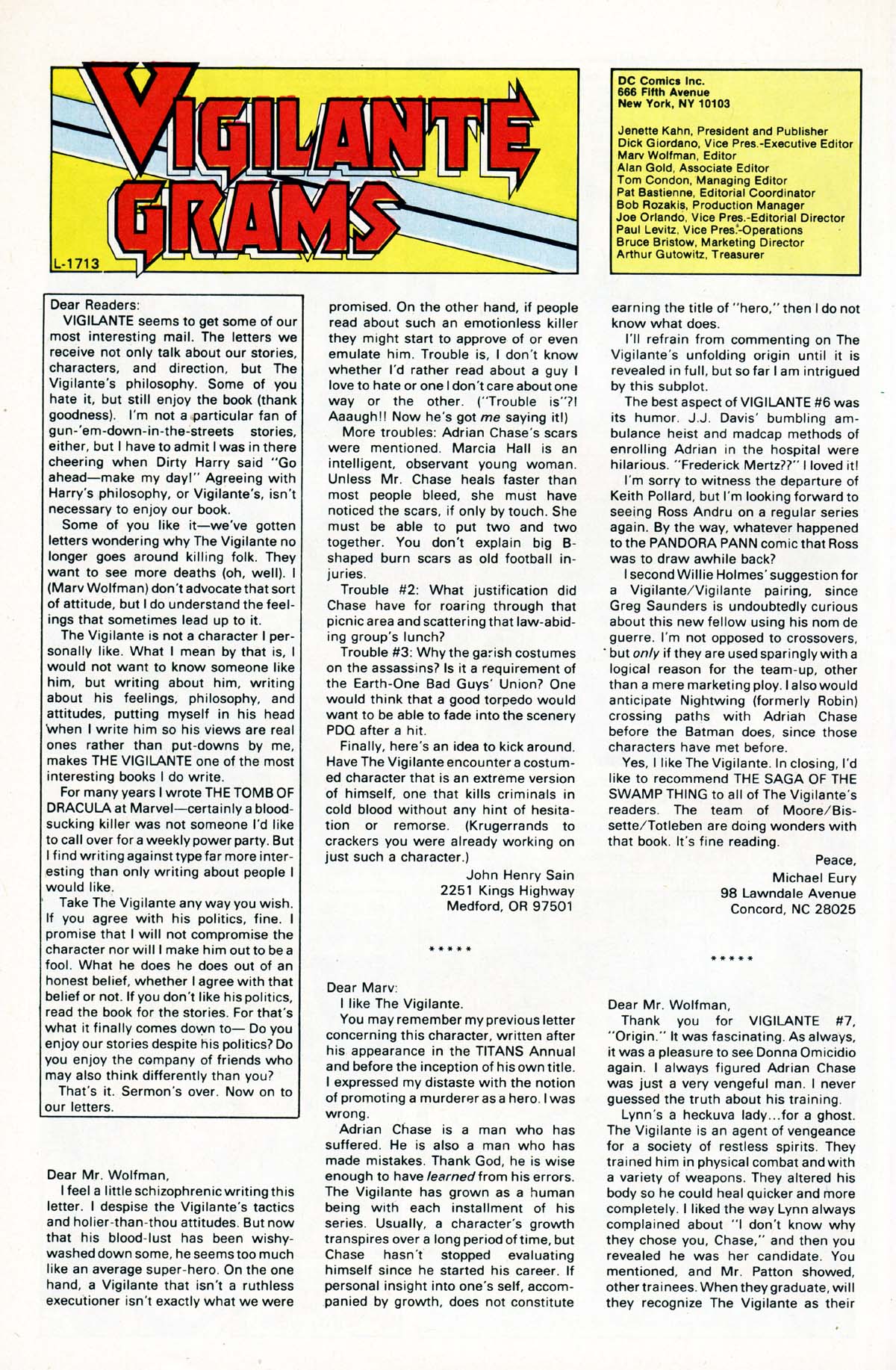 Read online Vigilante (1983) comic -  Issue #11 - 26