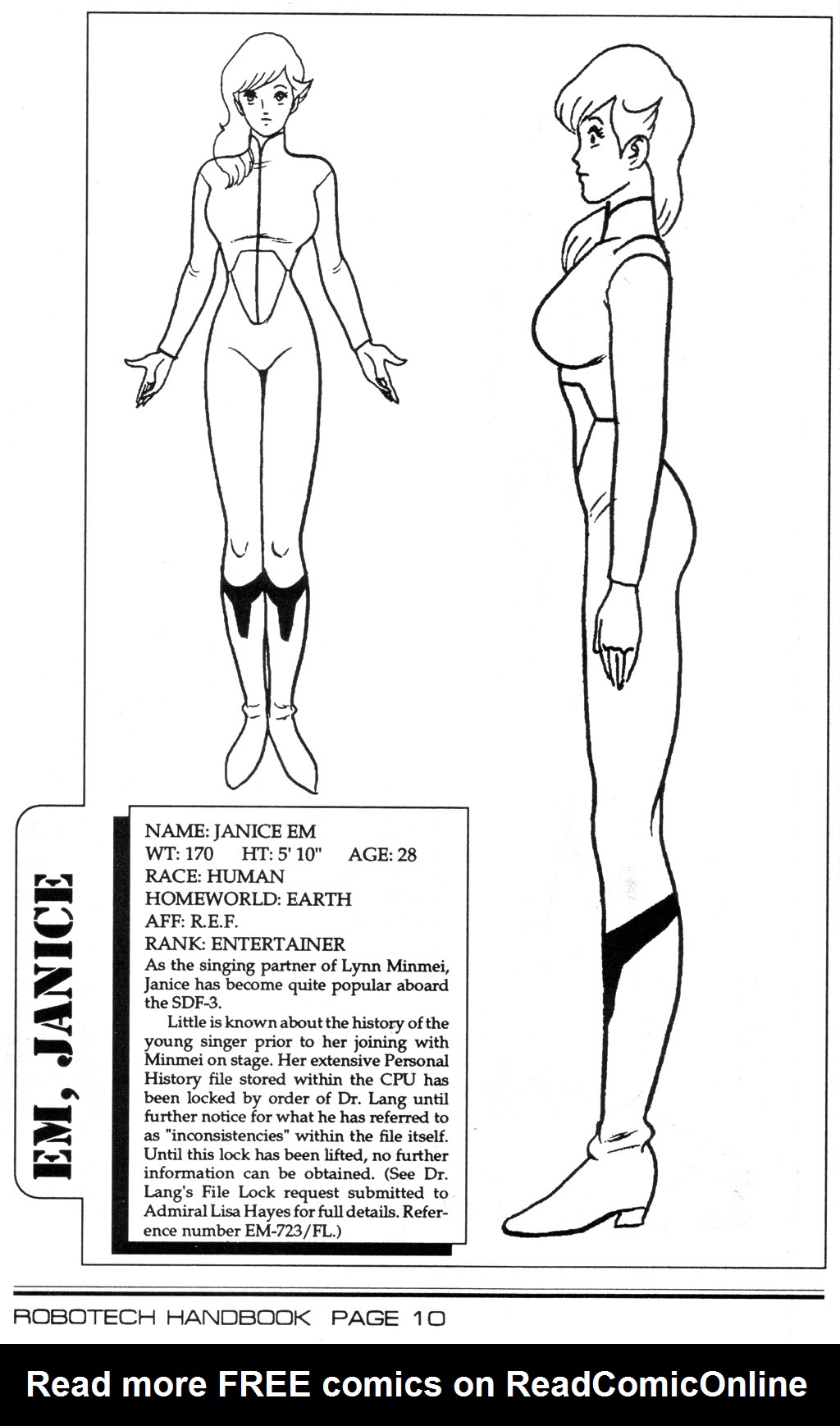 Read online Robotech II: The Sentinels comic -  Issue # _Handbook 1 - 12