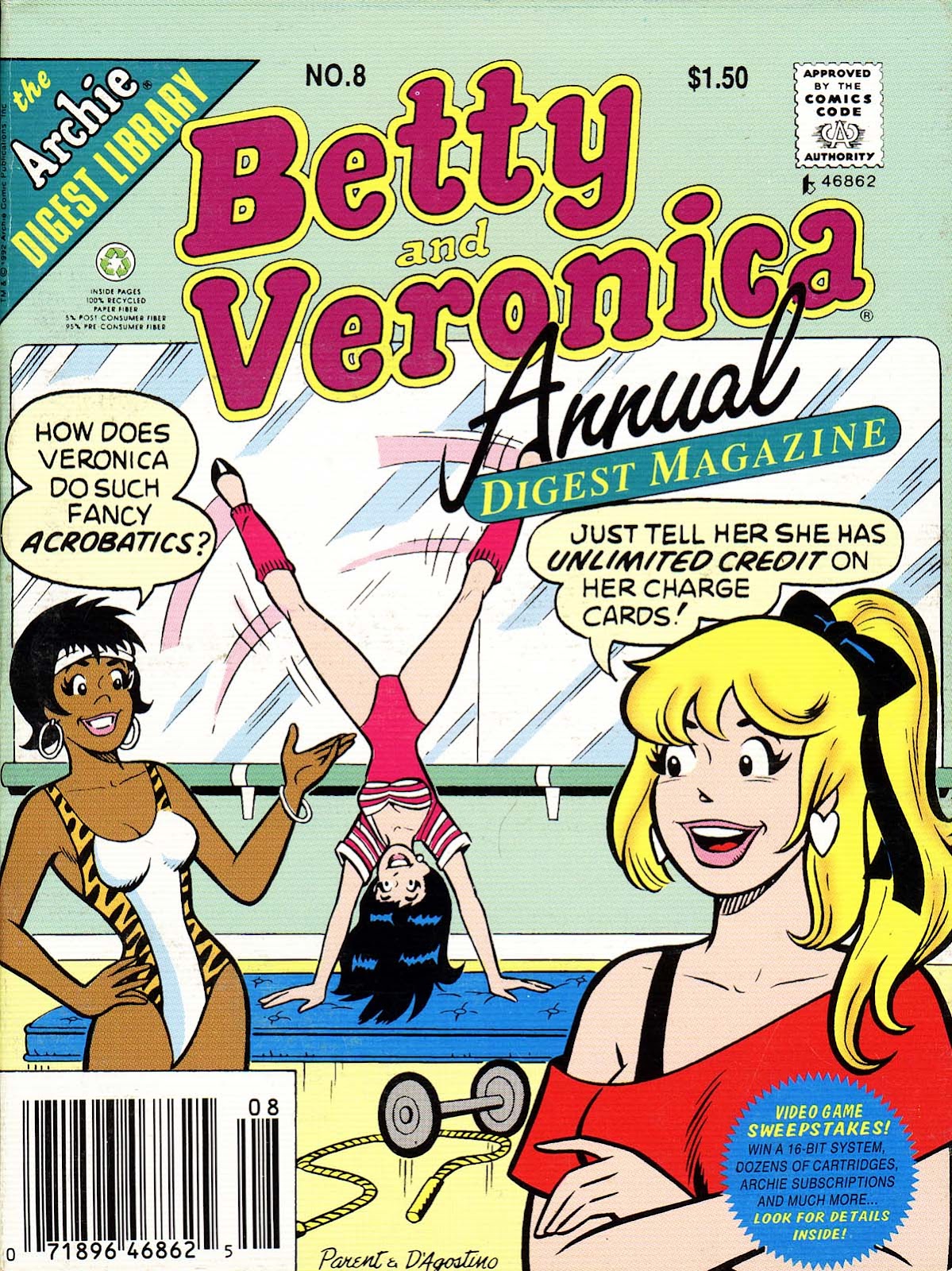 Betty and Veronica Annual Digest Magazine issue 8 - Page 1