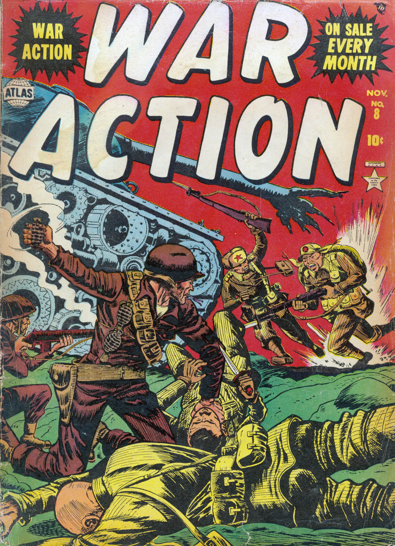 Read online War Action comic -  Issue #8 - 1