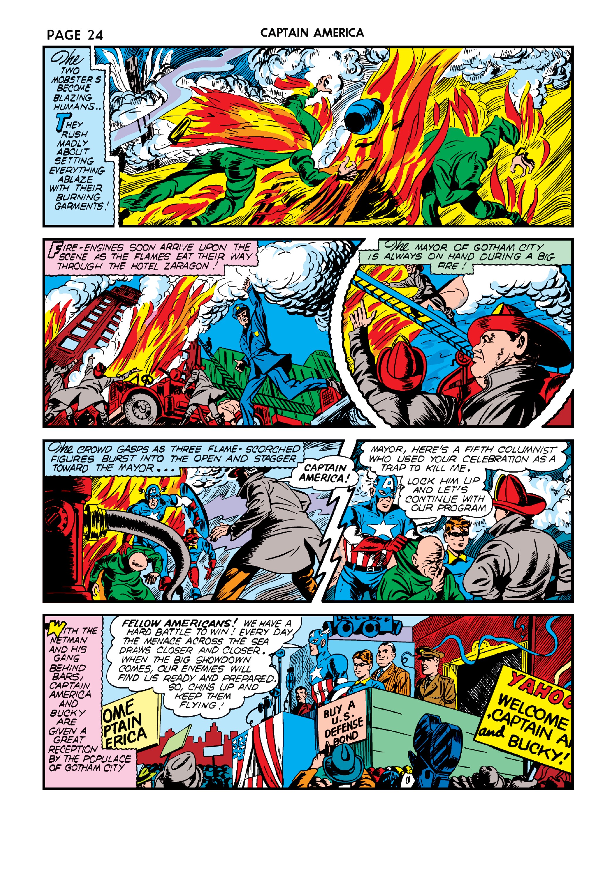 Read online Marvel Masterworks: Golden Age Captain America comic -  Issue # TPB 3 (Part 1) - 100