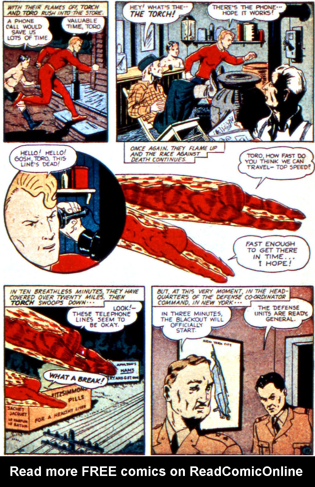 Read online The Human Torch (1940) comic -  Issue #11 - 19