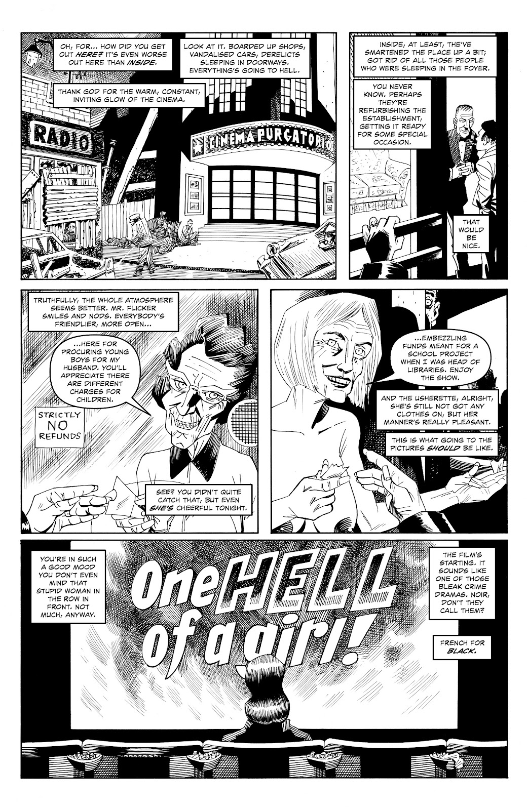 Read online Alan Moore's Cinema Purgatorio comic -  Issue #18 - 5