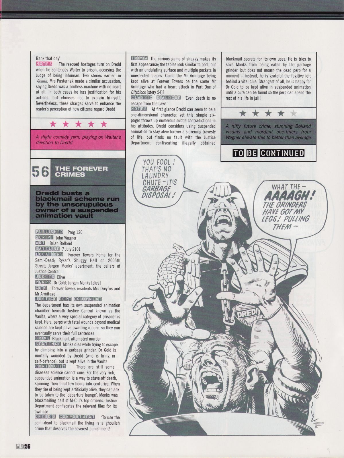 Read online Judge Dredd Megazine (Vol. 5) comic -  Issue #222 - 56