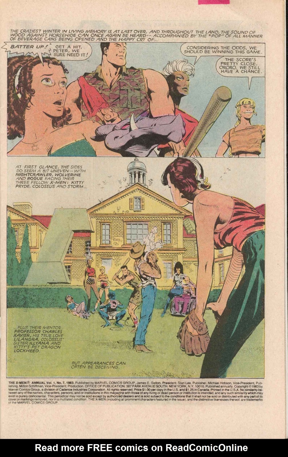 X-Men Annual issue 7 - Page 2