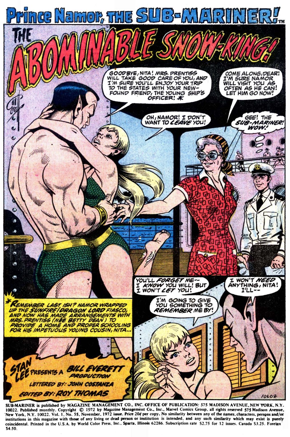 Read online The Sub-Mariner comic -  Issue #55 - 3